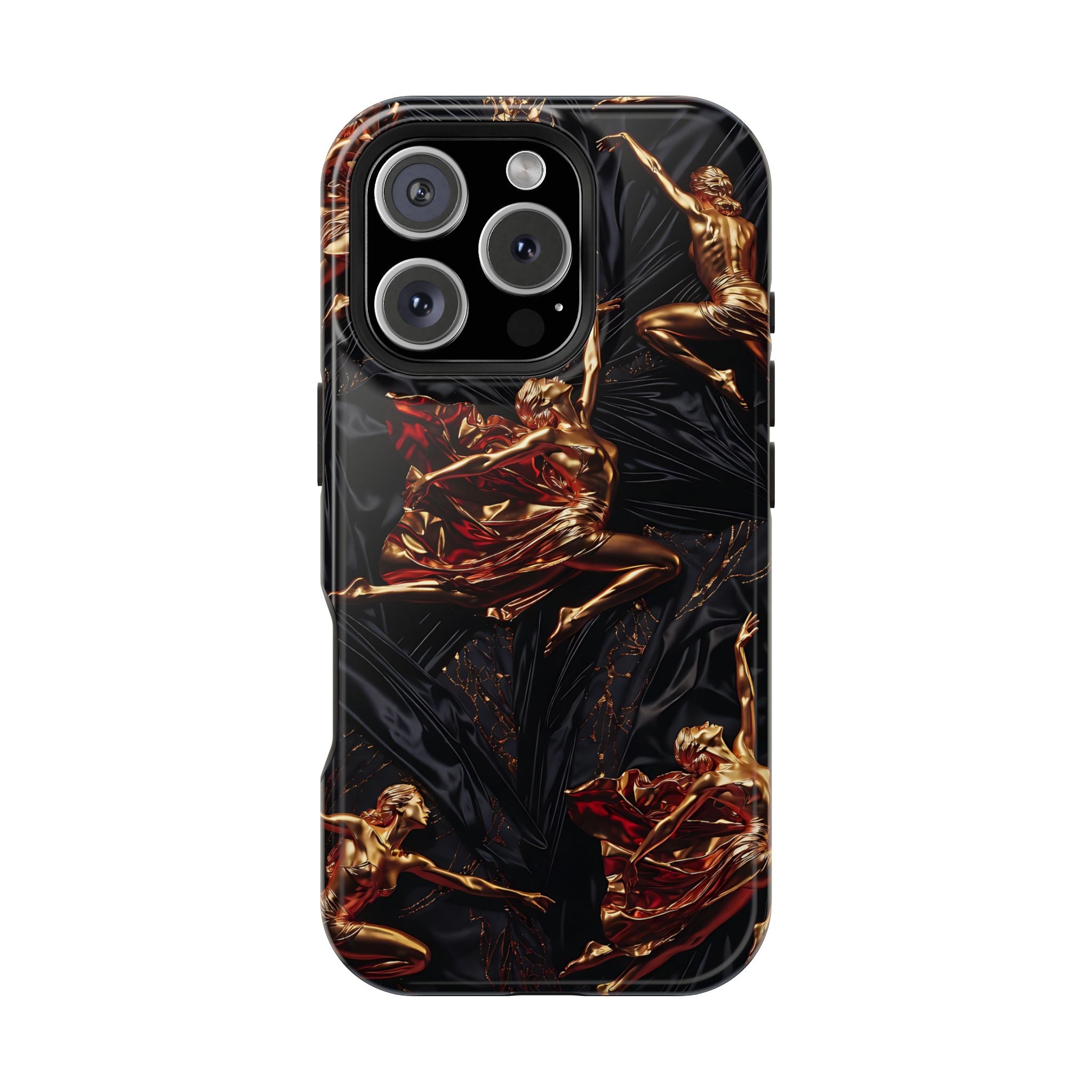 Gold Sculpture Phone Case for iPhone 13-17 & Samsung Galaxy S26