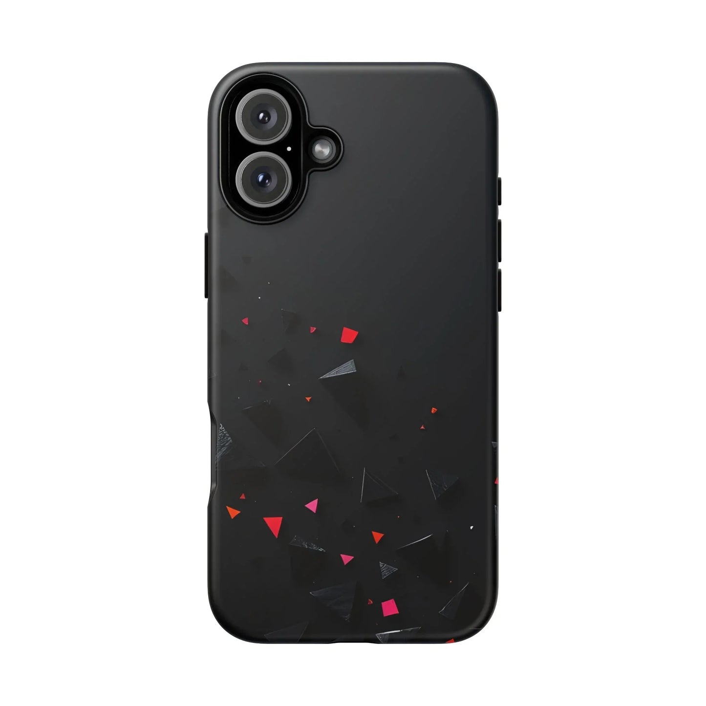 Black and Red Neon Phone Case for iPhone 8-16 and Pixel up to 9 Models - KarArmDesign