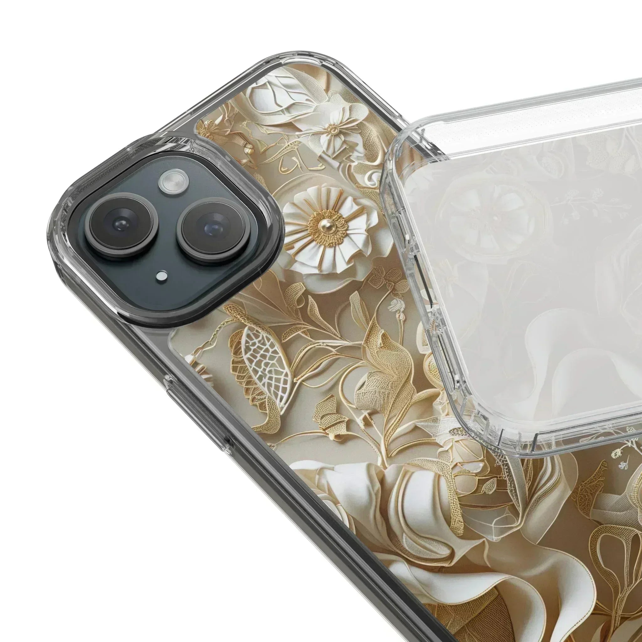 Minimalist Clear Phone Case for iPhone 12-16 and Samsung Galaxy S21 - KARARMDESIGN