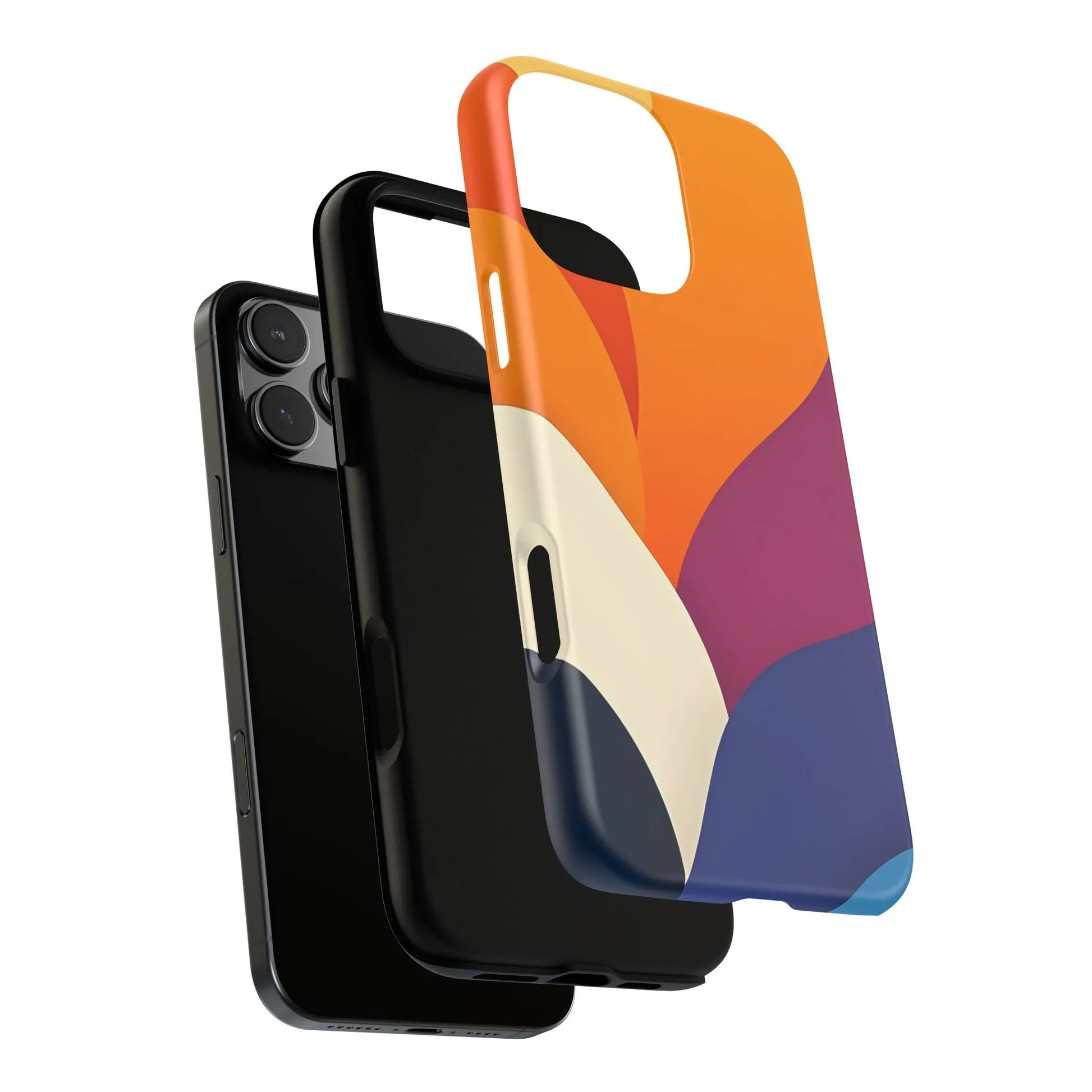 Vibrant Abstract Design Phone Case for iPhone and Galaxy - KARARMDESIGN