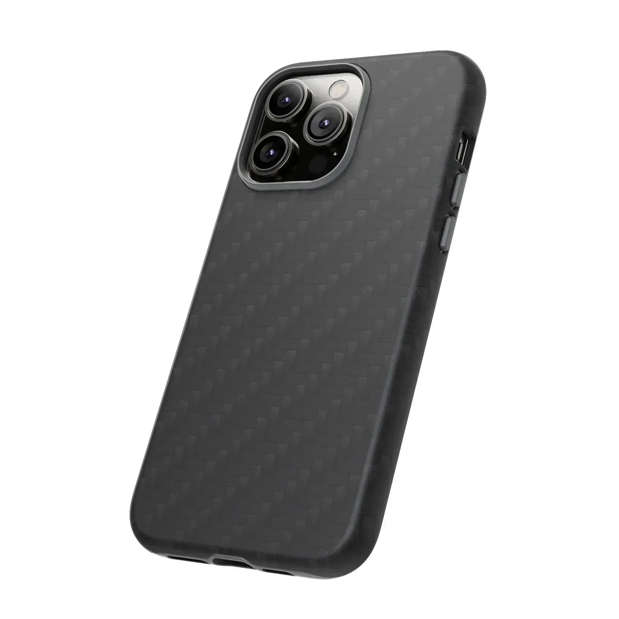 Black Carbon Phone Case for iPhone 8-16 and Google Pixel up to 9 - KARARMDESIGN