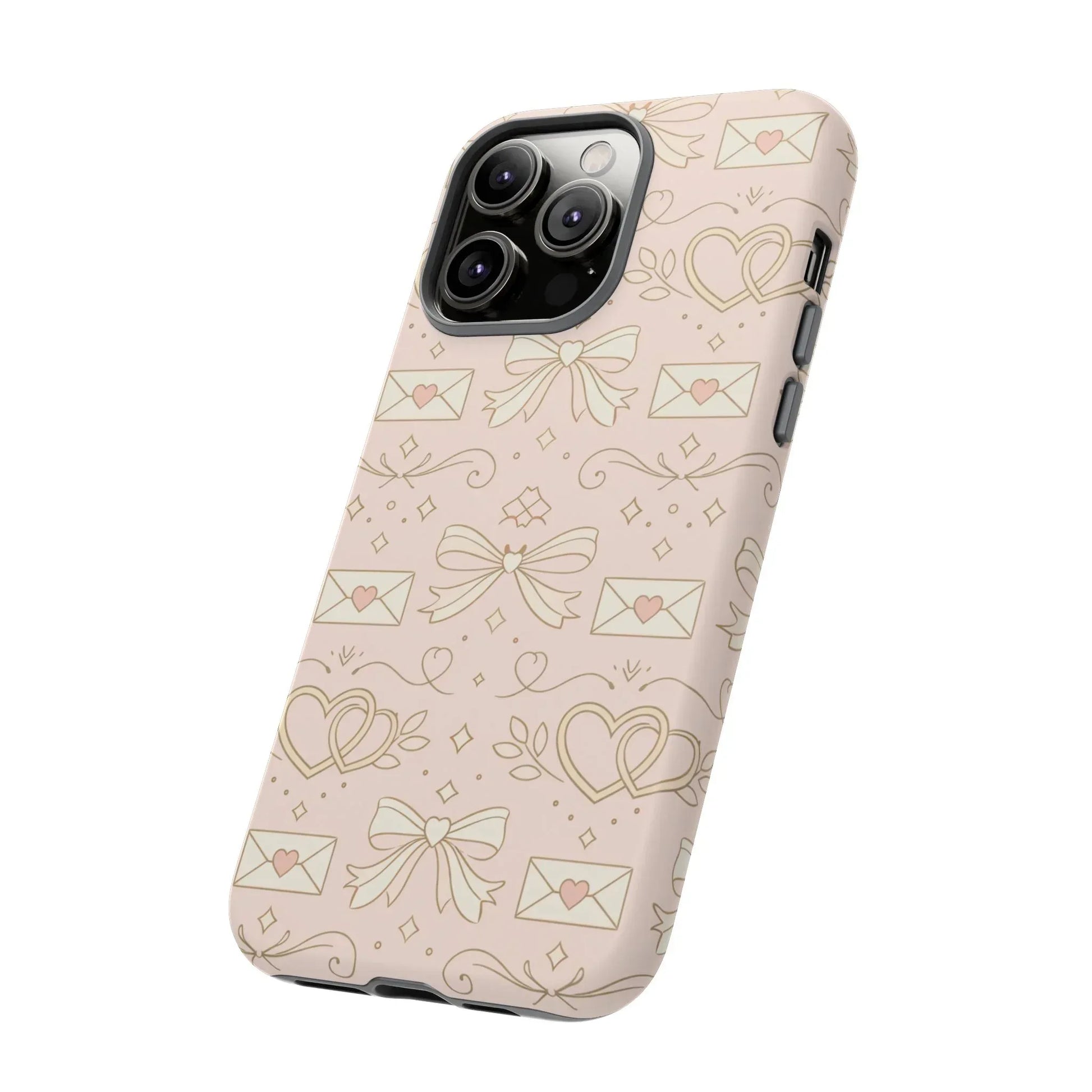 Sweet Romance Tough Phone Case for iPhone 11–17 & Galaxy S10–S25 - KARARMDESIGN