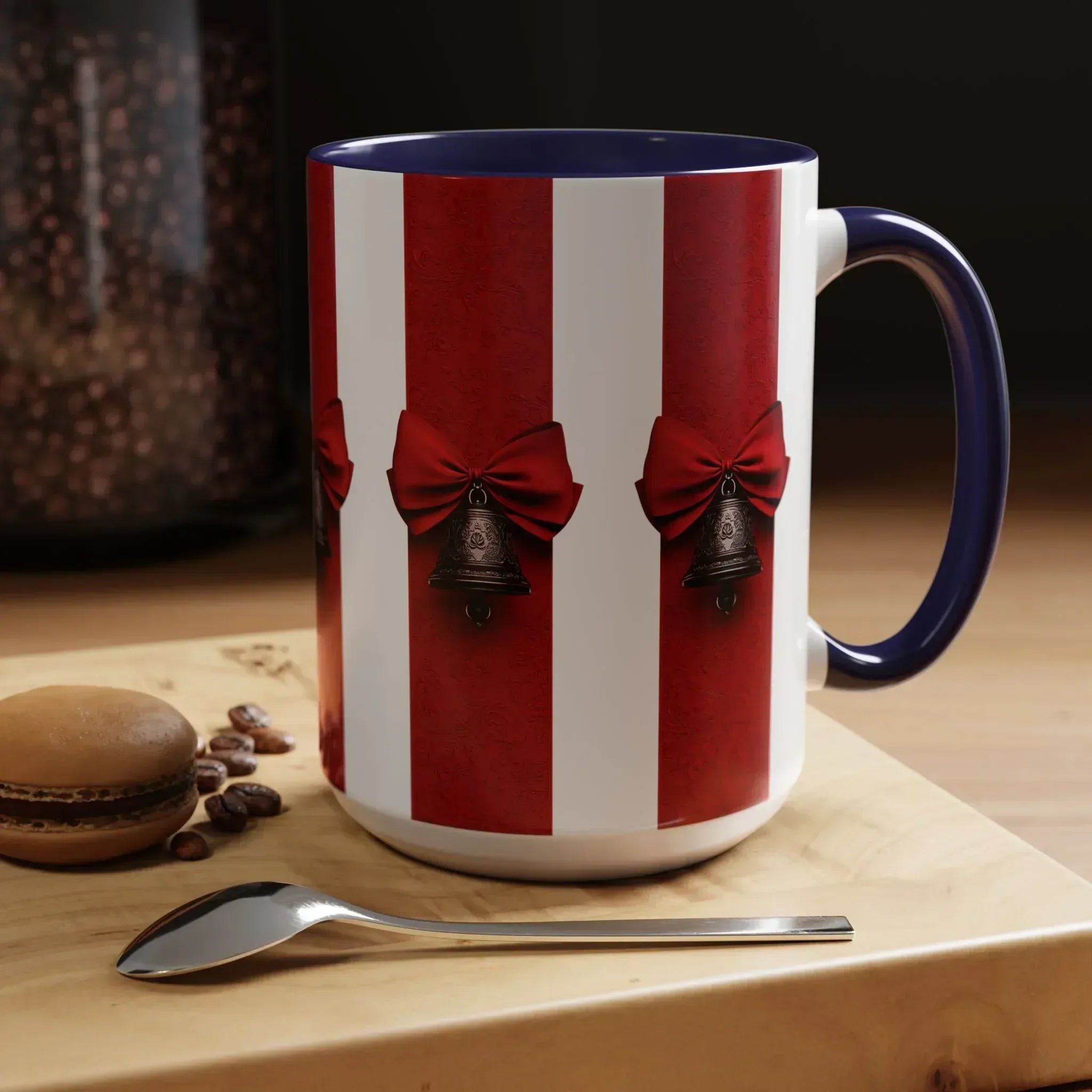 Holiday Bells Mug - Accent Coffee Mug (11, 15oz) - KARARMDESIGN