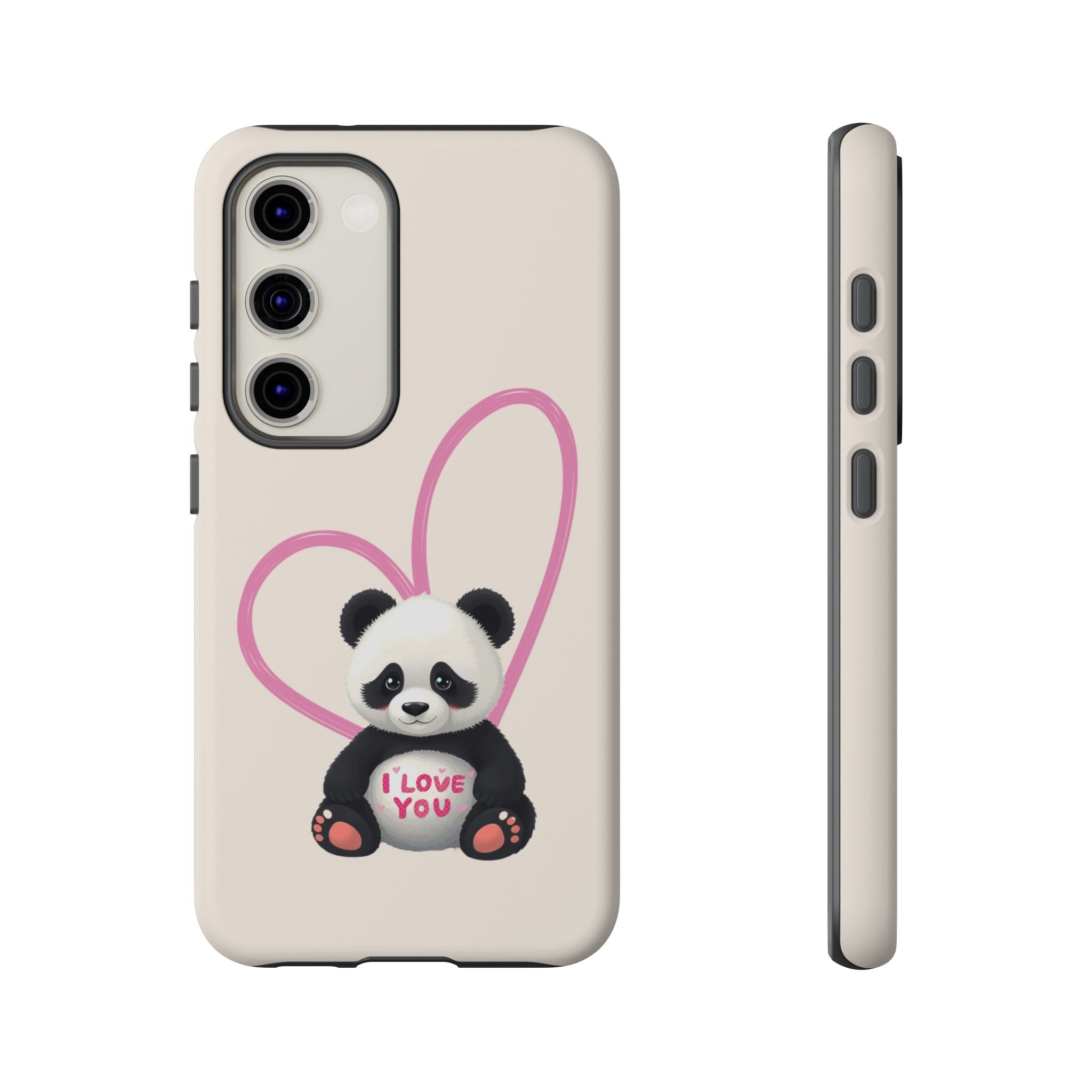 Adorable Panda Love Phone Case – Samsung Galaxy S20-S26