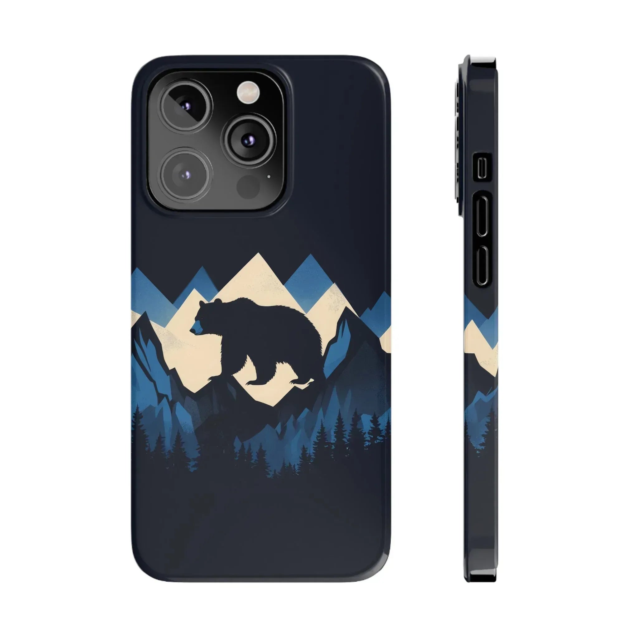 Wild Bear Phone Case for iPhone 11-17 - KARARMDESIGN