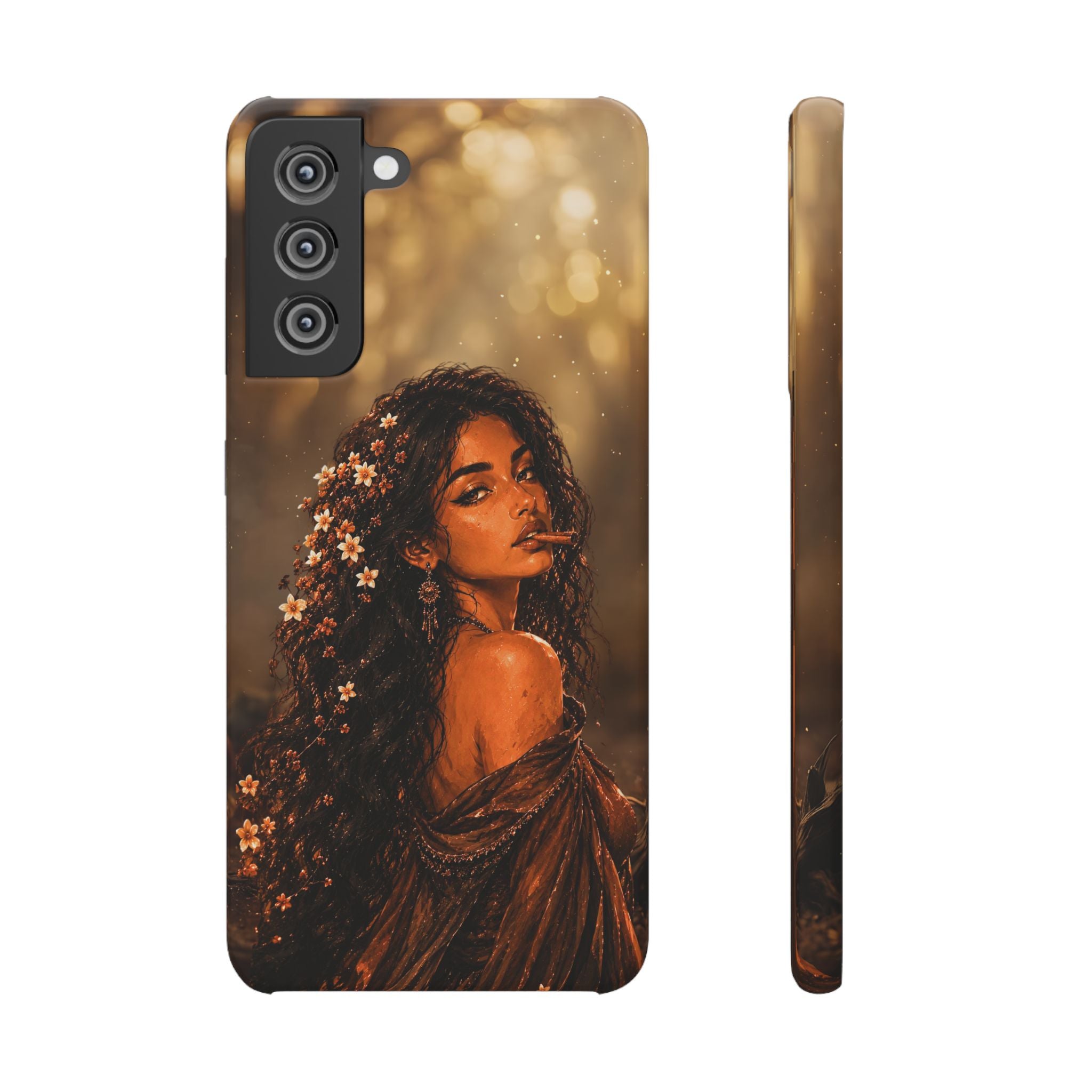 Cinnamon Girl Phone Case for iPhone 11-17 & Samsung Galaxy S20-S26