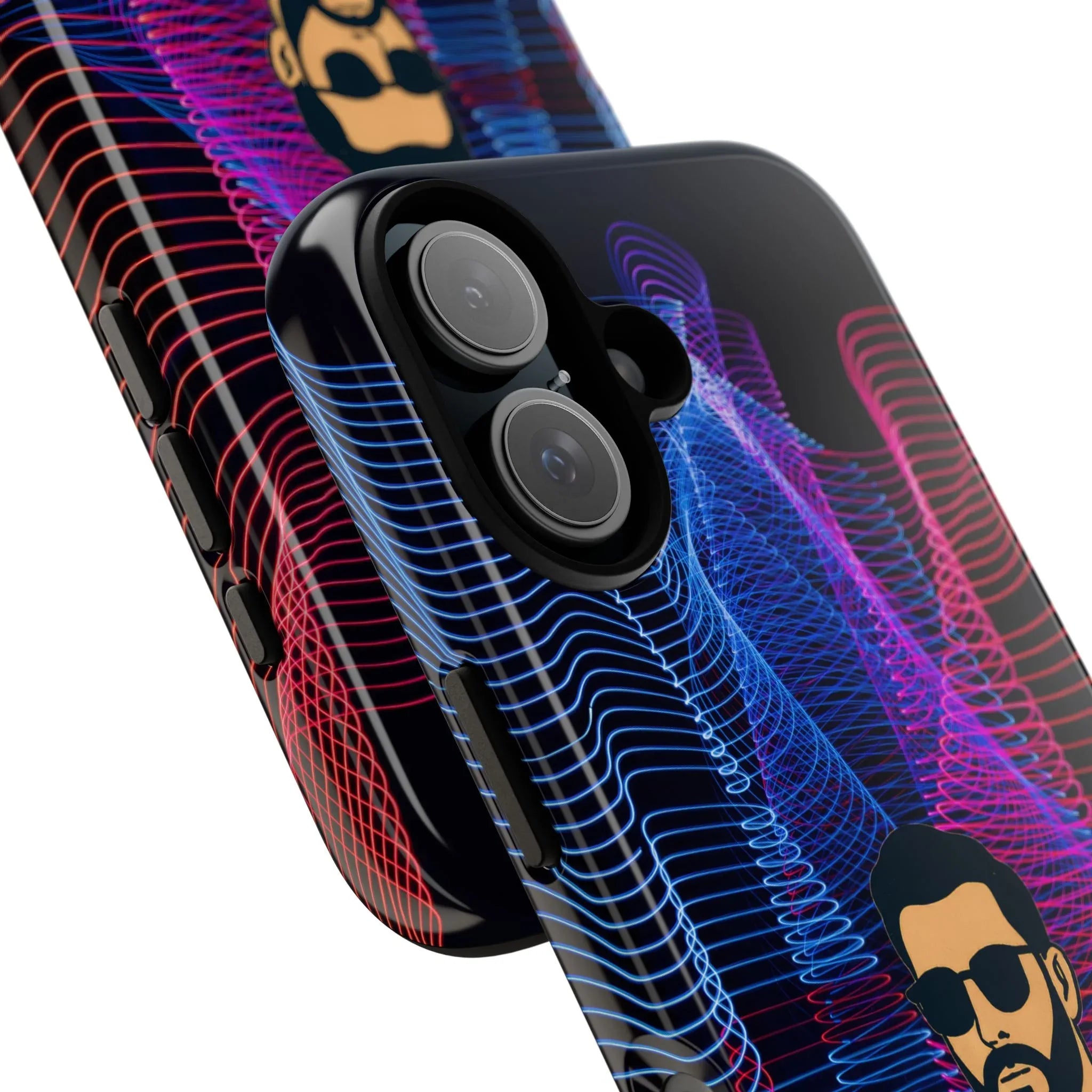 Bearded Style Phone Case for iPhone 11-17 and Galaxy S20-S25 - KARARMDESIGN