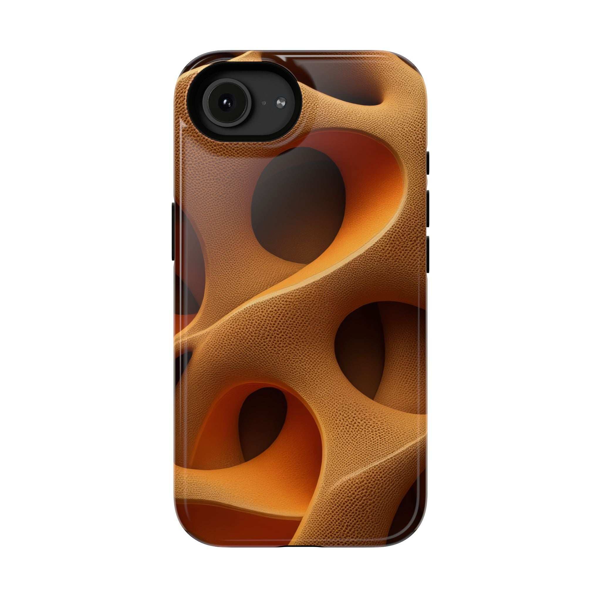 Amber Flow Phone Case for iPhone 11-17 and Samsung Galaxy S21-S26 Models