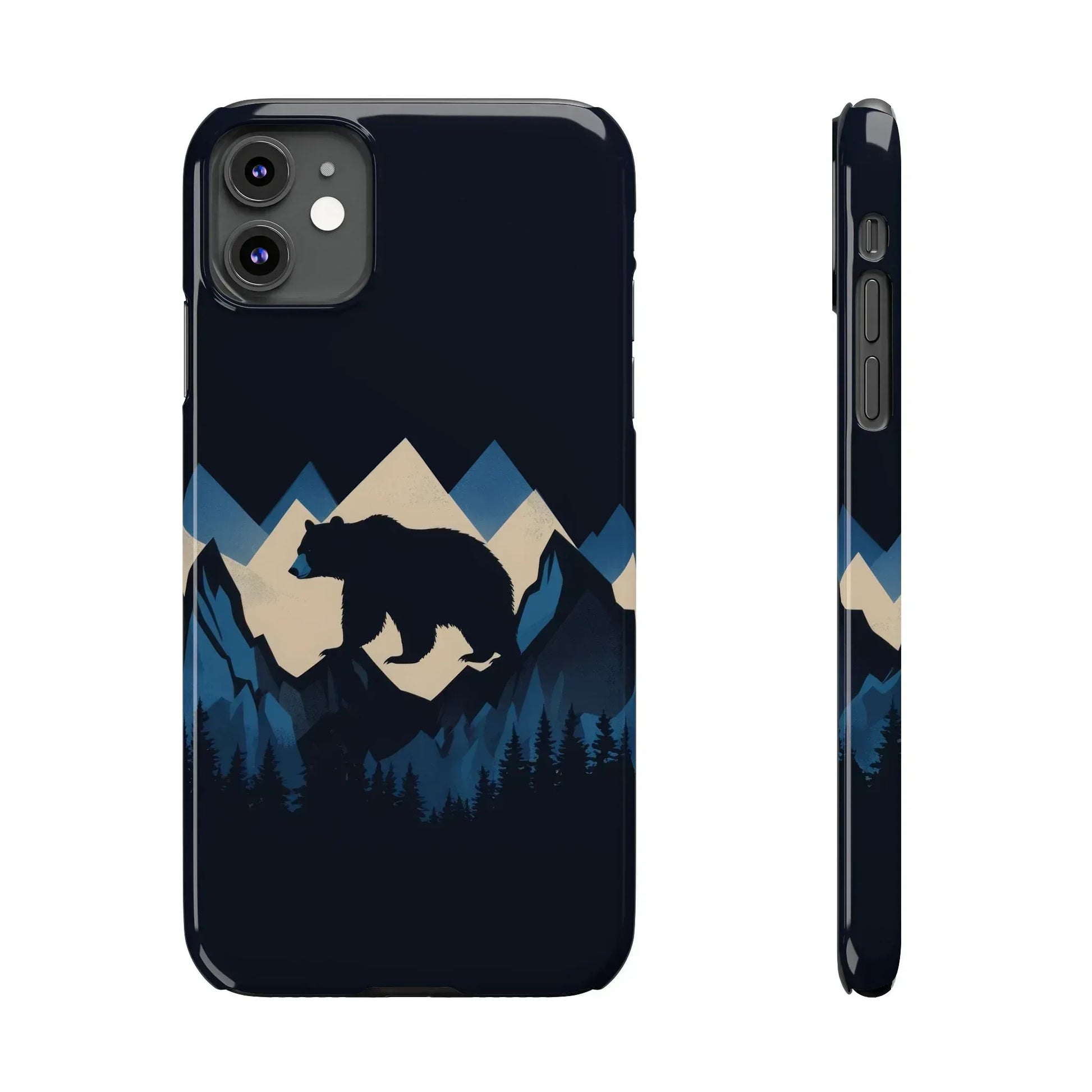 Wild Bear Phone Case for iPhone 11-17 - KARARMDESIGN