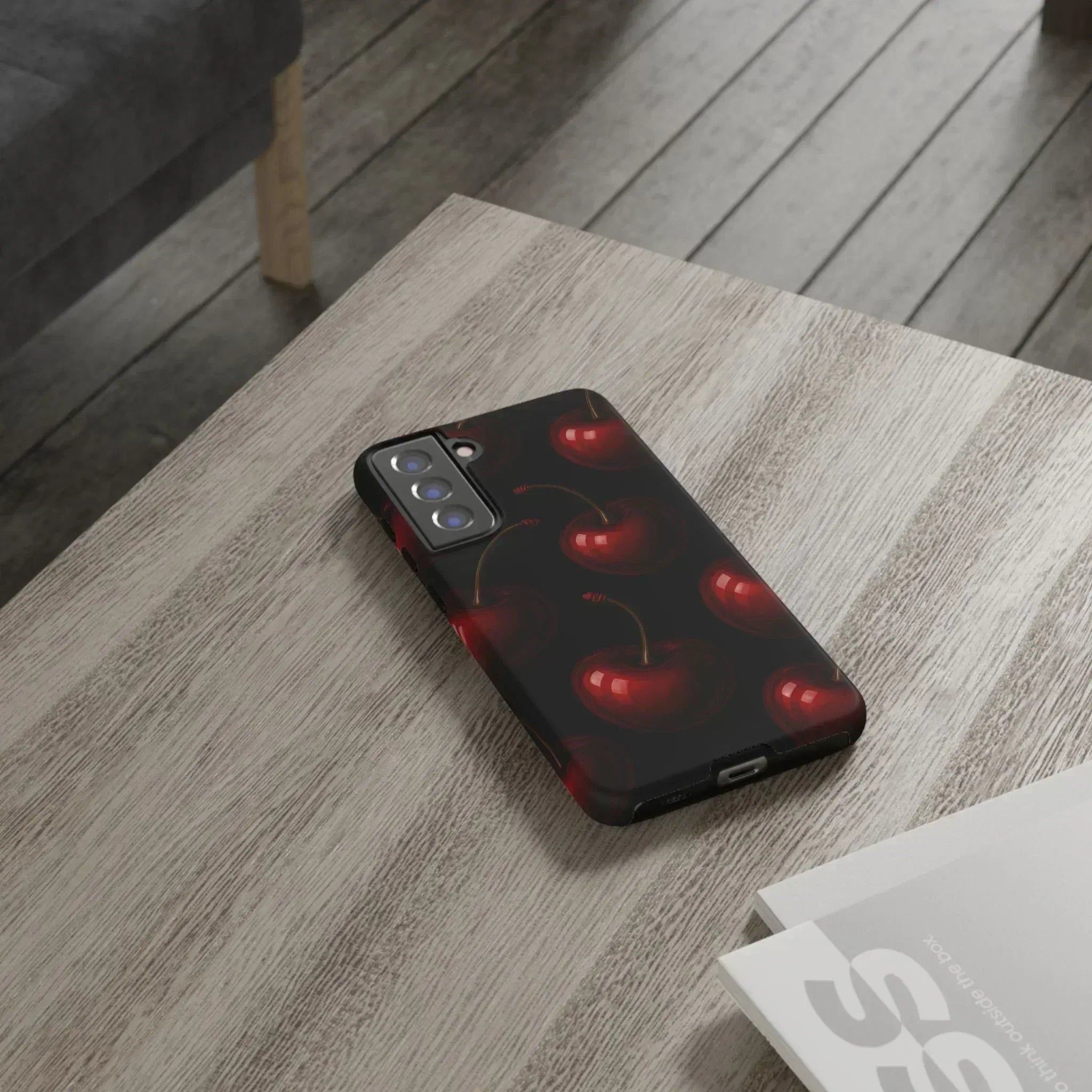 Cherry Phone Case for iPhone X-16 and Galaxy S20-S25 - KARARMDESIGN