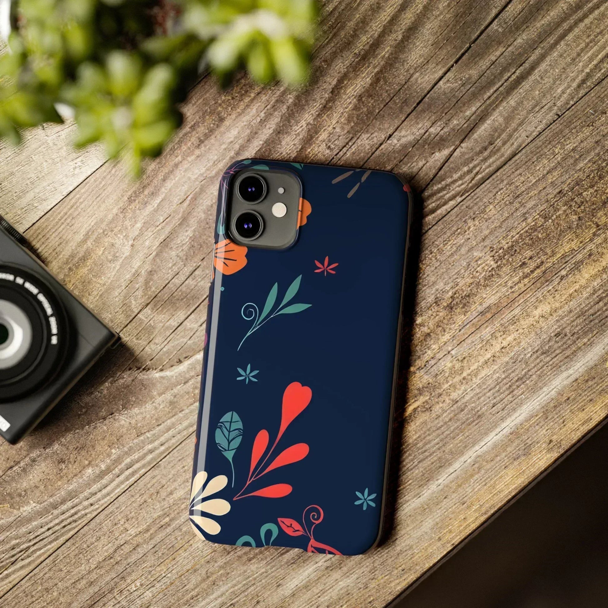 Nightshade Blossoms Phone Case for iPhone 11-17 - KARARMDESIGN