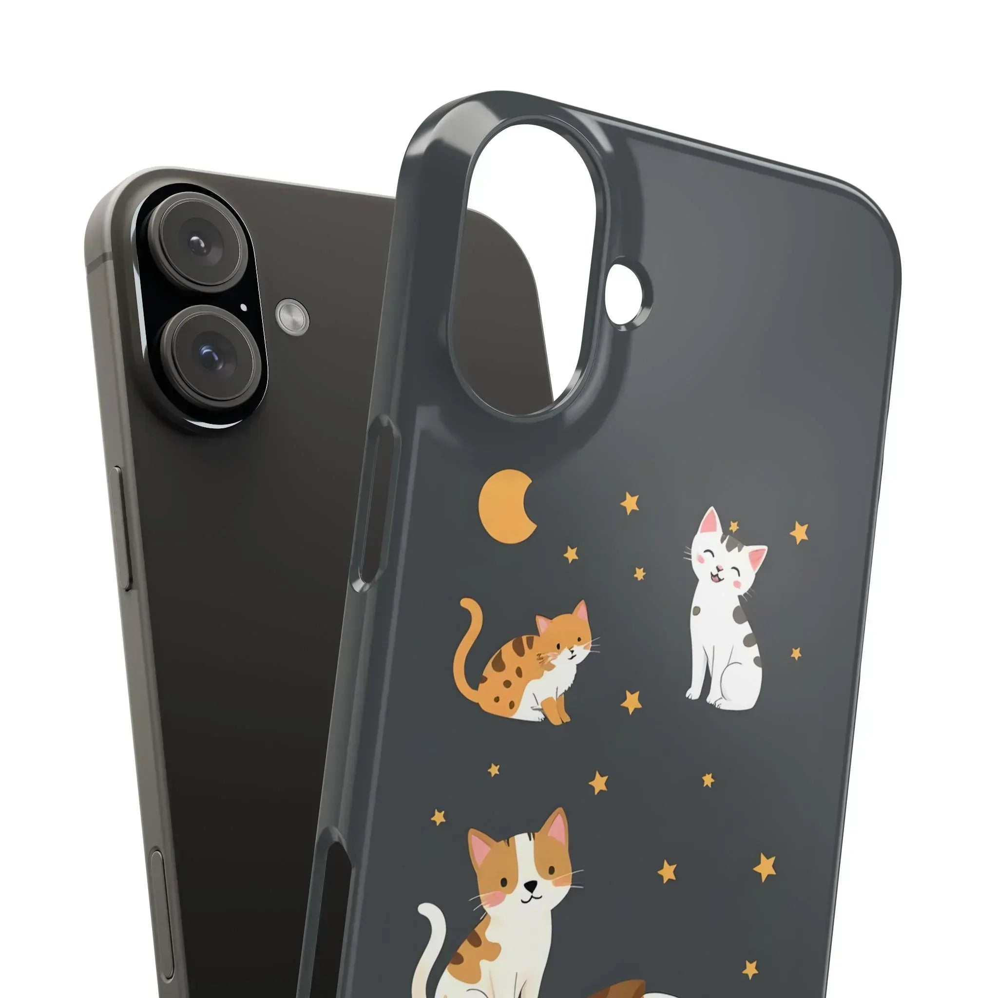 Cute Cat and Dog Phone Case for iPhone 11-17 - KARARMDESIGN