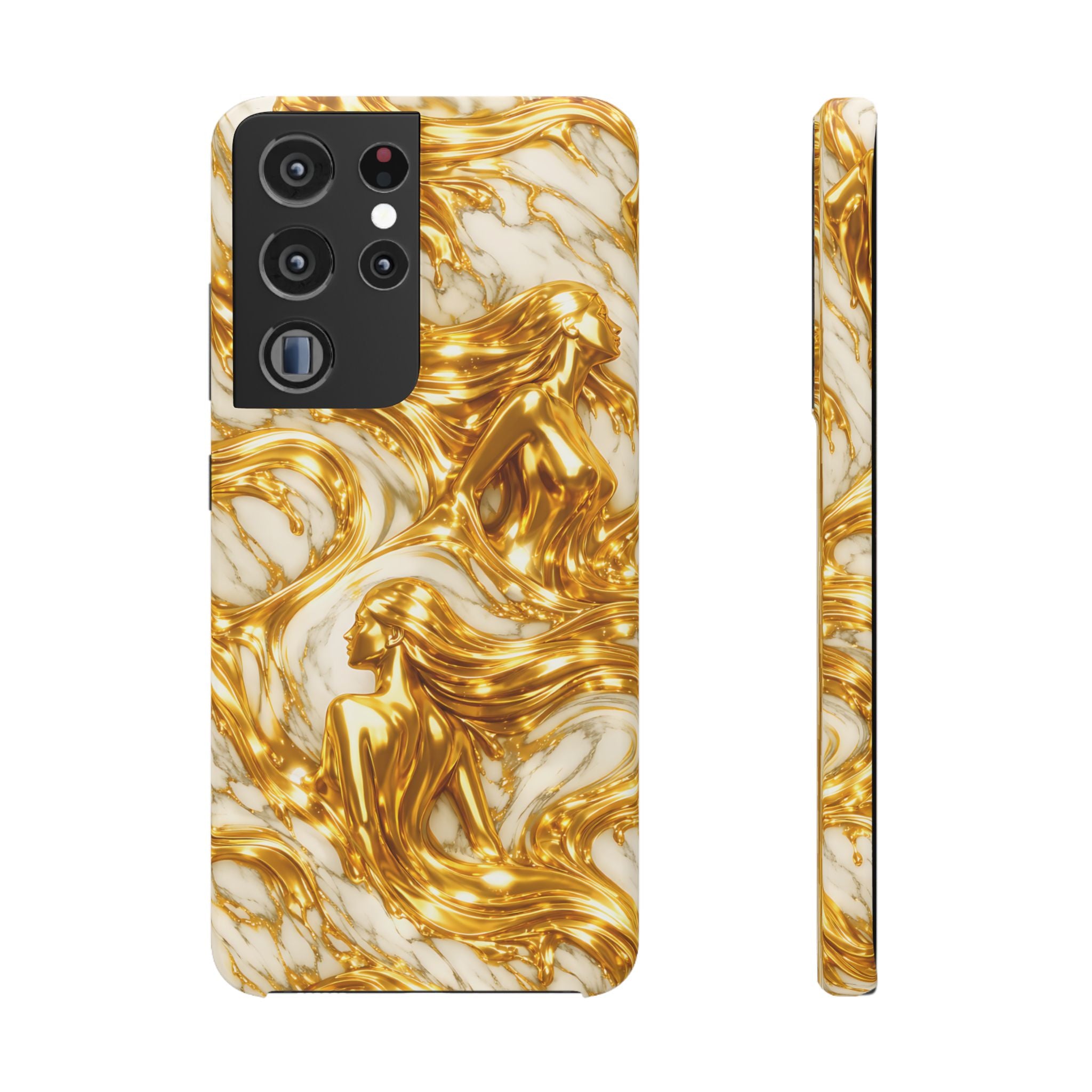 Divine Gold Woman Snap Phone Case for iPhone & Galaxy