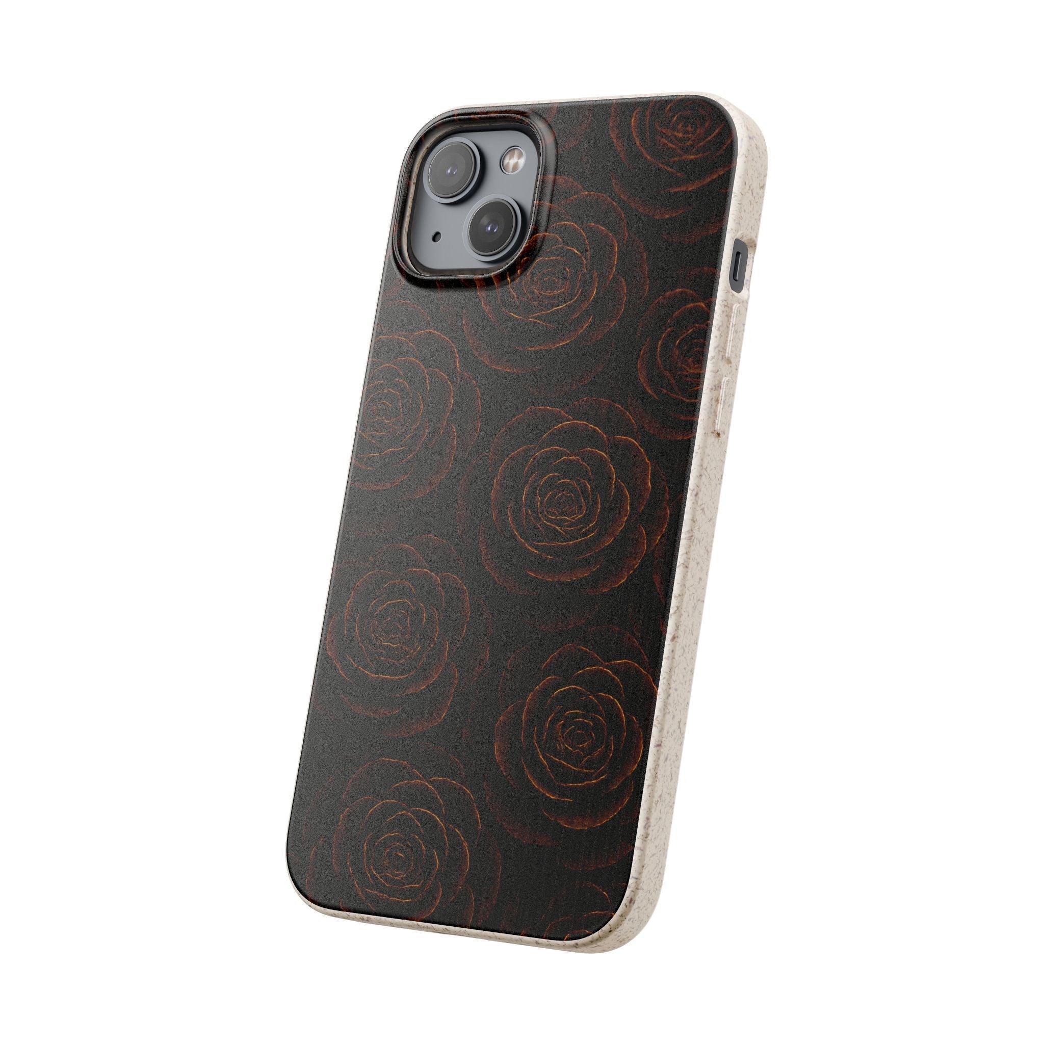 Wooden Roses Phone Case for iPhone 11-16 and Samsung Galaxy S20-S22 - KARARMDESIGN