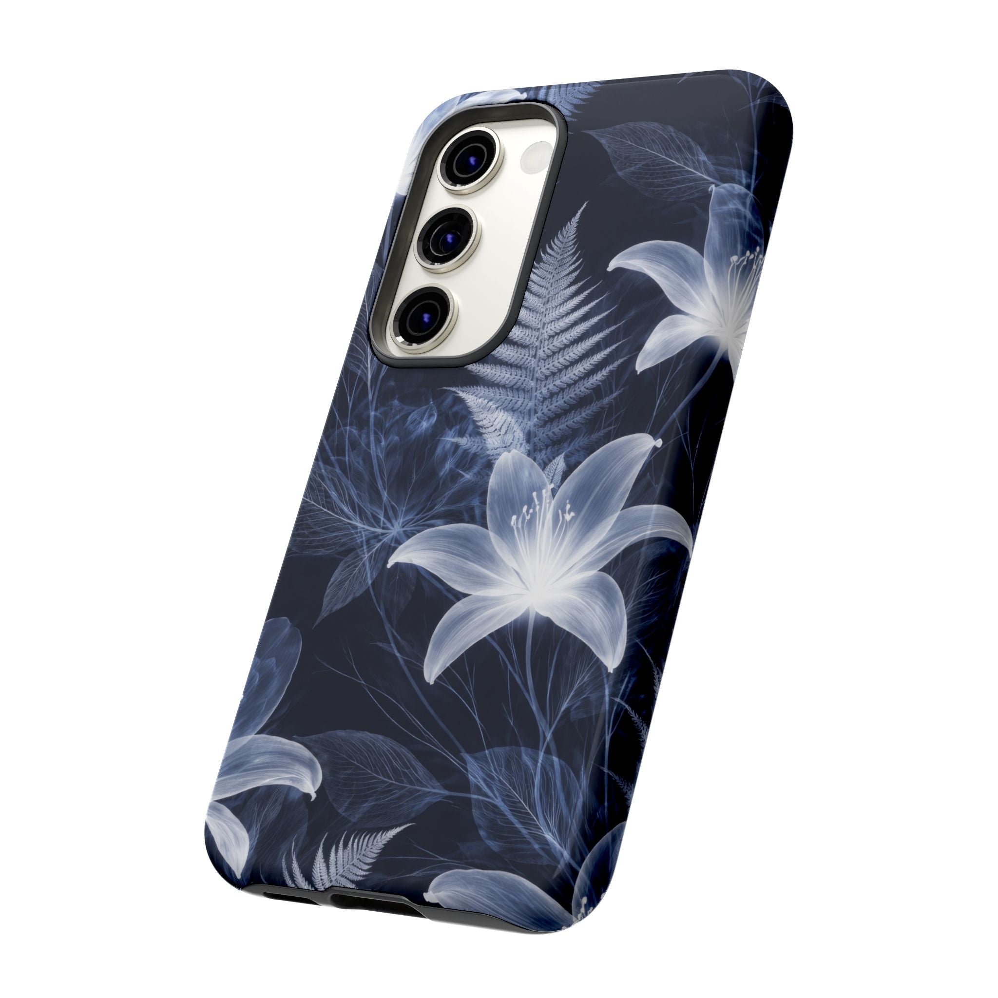 Moonlight Garden Phone Case for iPhone 11-17 and Galaxy S20-S26