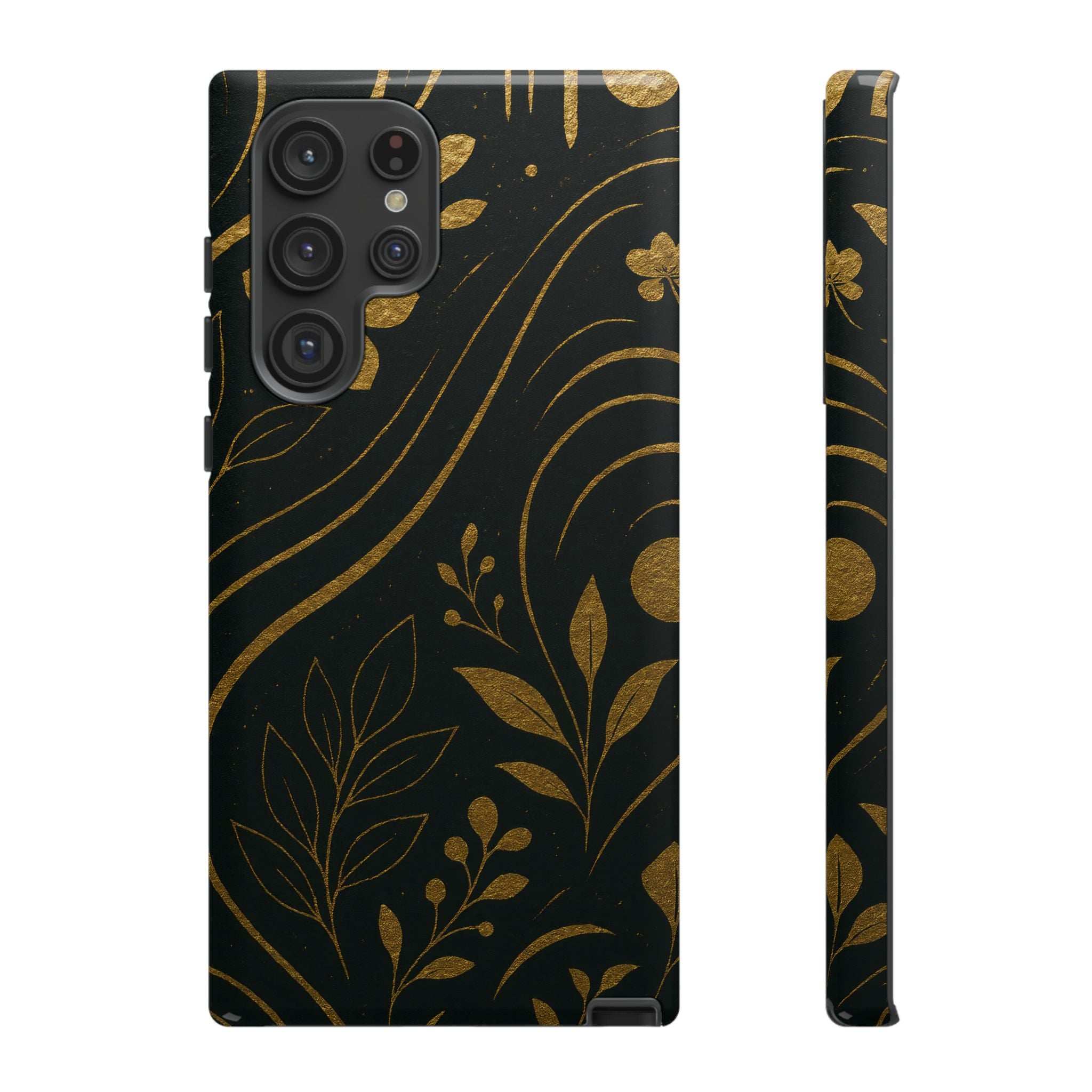 Gold Pattern Tough Phone Case for Samsung Galaxy & Google Pixel