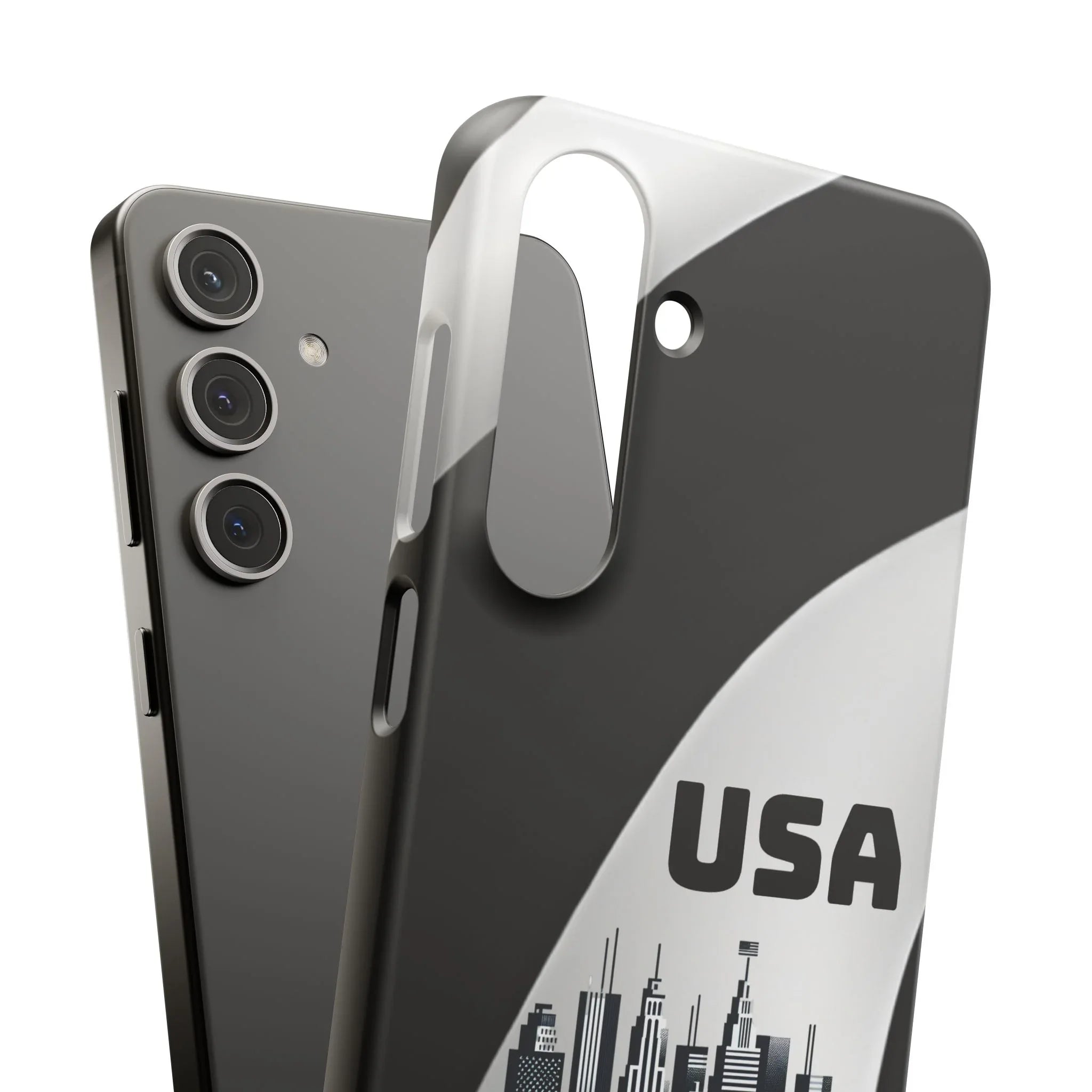 Monochrome New York City Phone Case for iPhone, Galaxy & Pixel - KARARMDESIGN