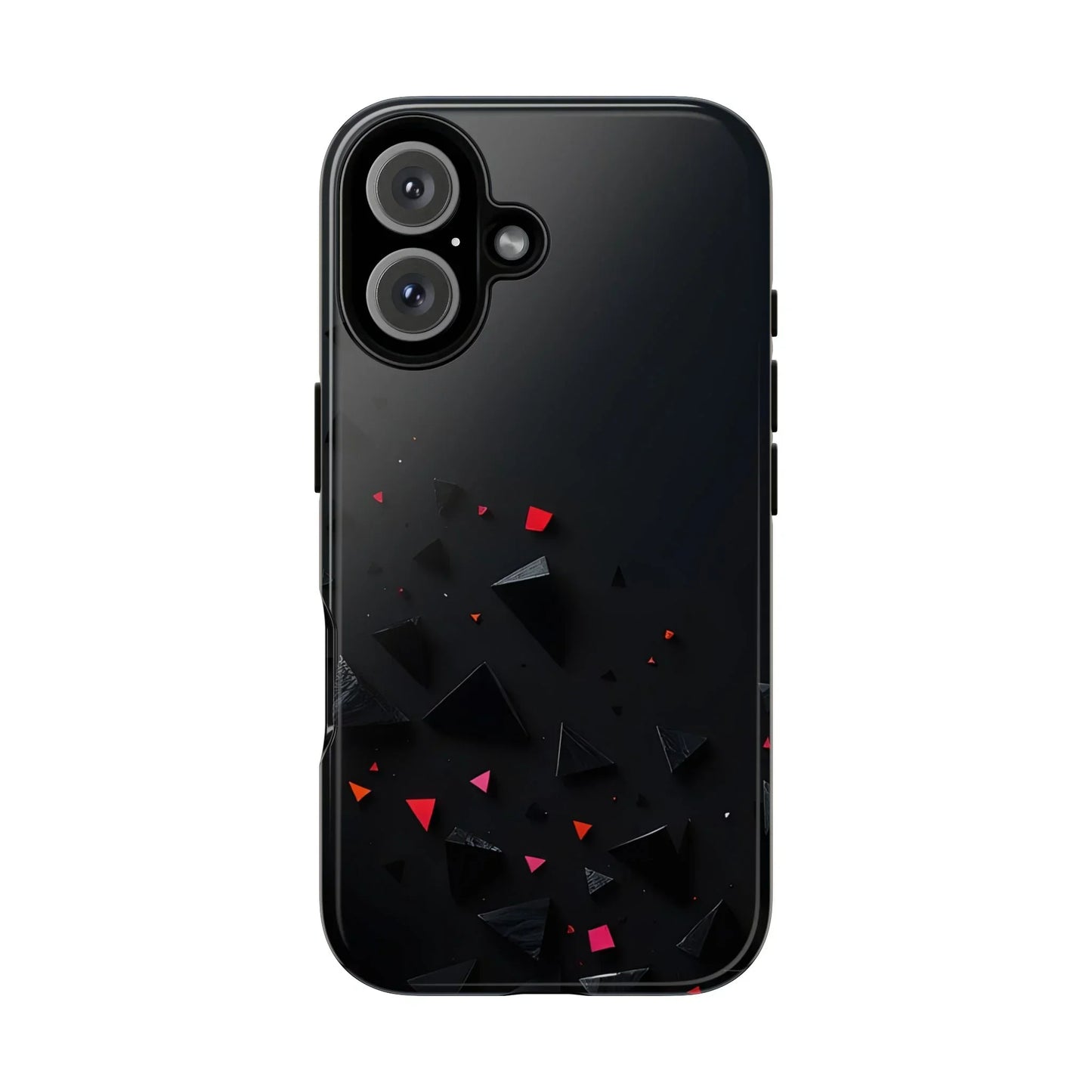 Black and Red Neon Phone Case for iPhone 8-16 and Pixel up to 9 Models - KarArmDesign