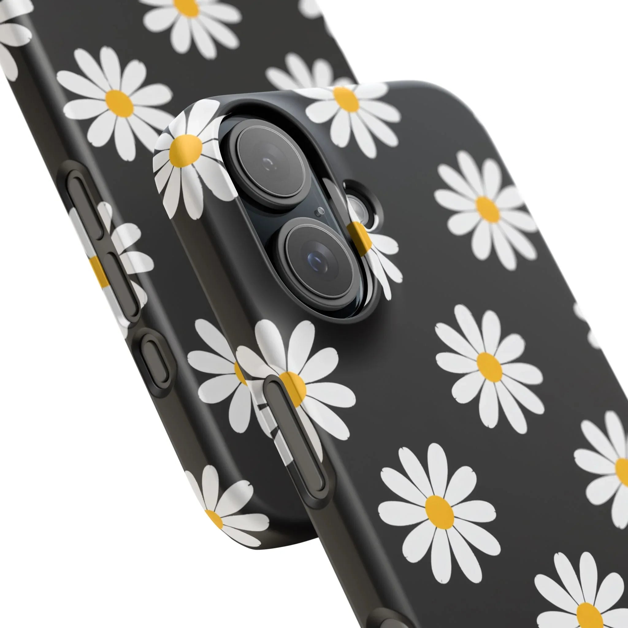 Daisy Charm Phone Case for iPhone 11-17 and Galaxy S20-S25 - KARARMDESIGN