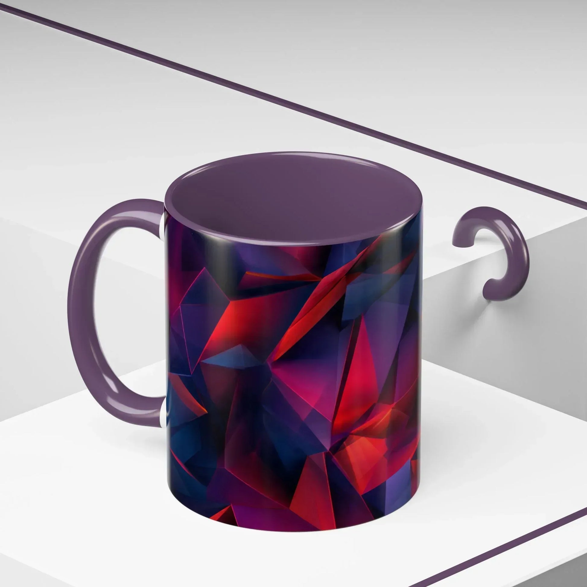 Crystalline Ember Ceramic Mug - Accent Coffee Mug (11, 15oz) - KARARMDESIGN
