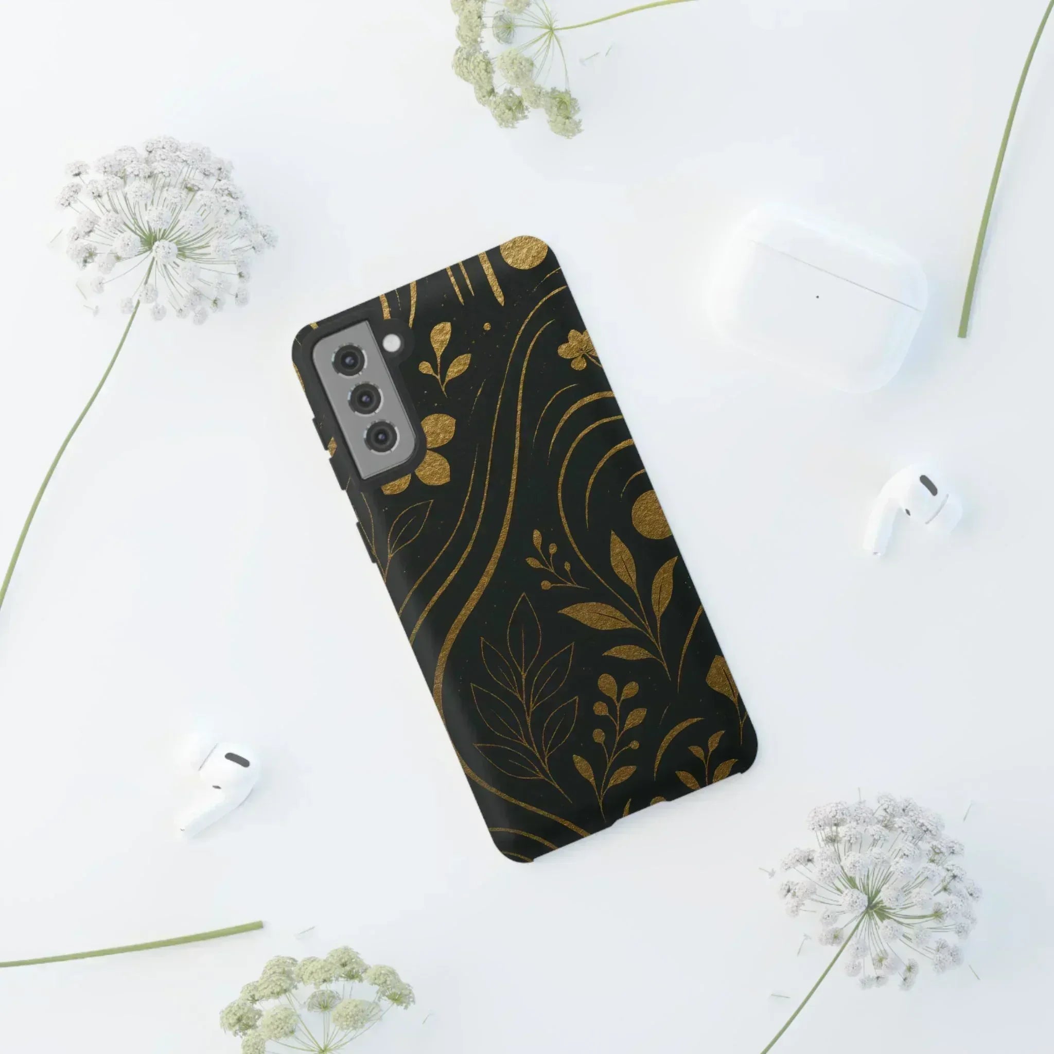 Gold Pattern Phone Case for Galaxy and Pixel - KARARMDESIGN