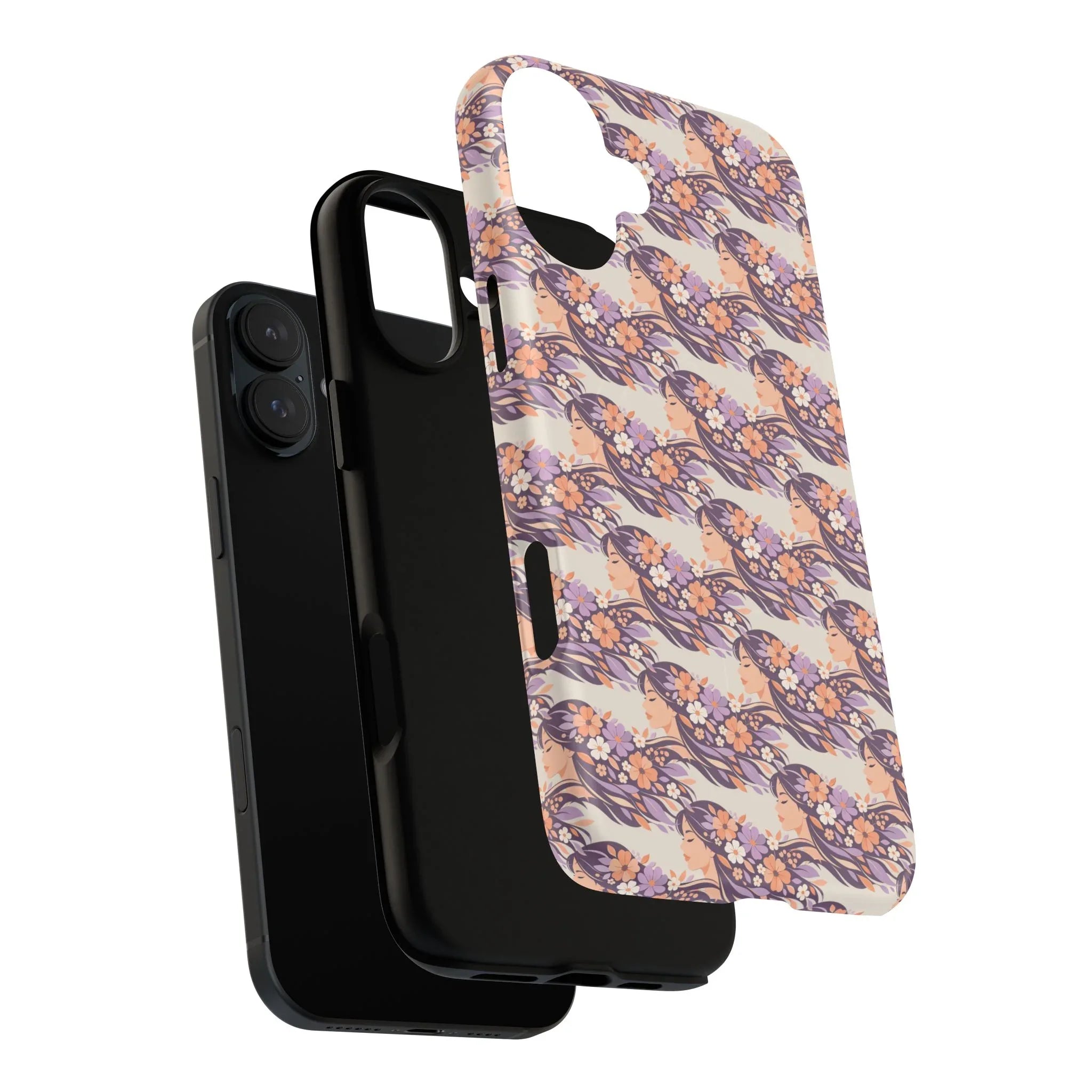 Floral Goddess Phone Case for iPhone 13-17 - KARARMDESIGN