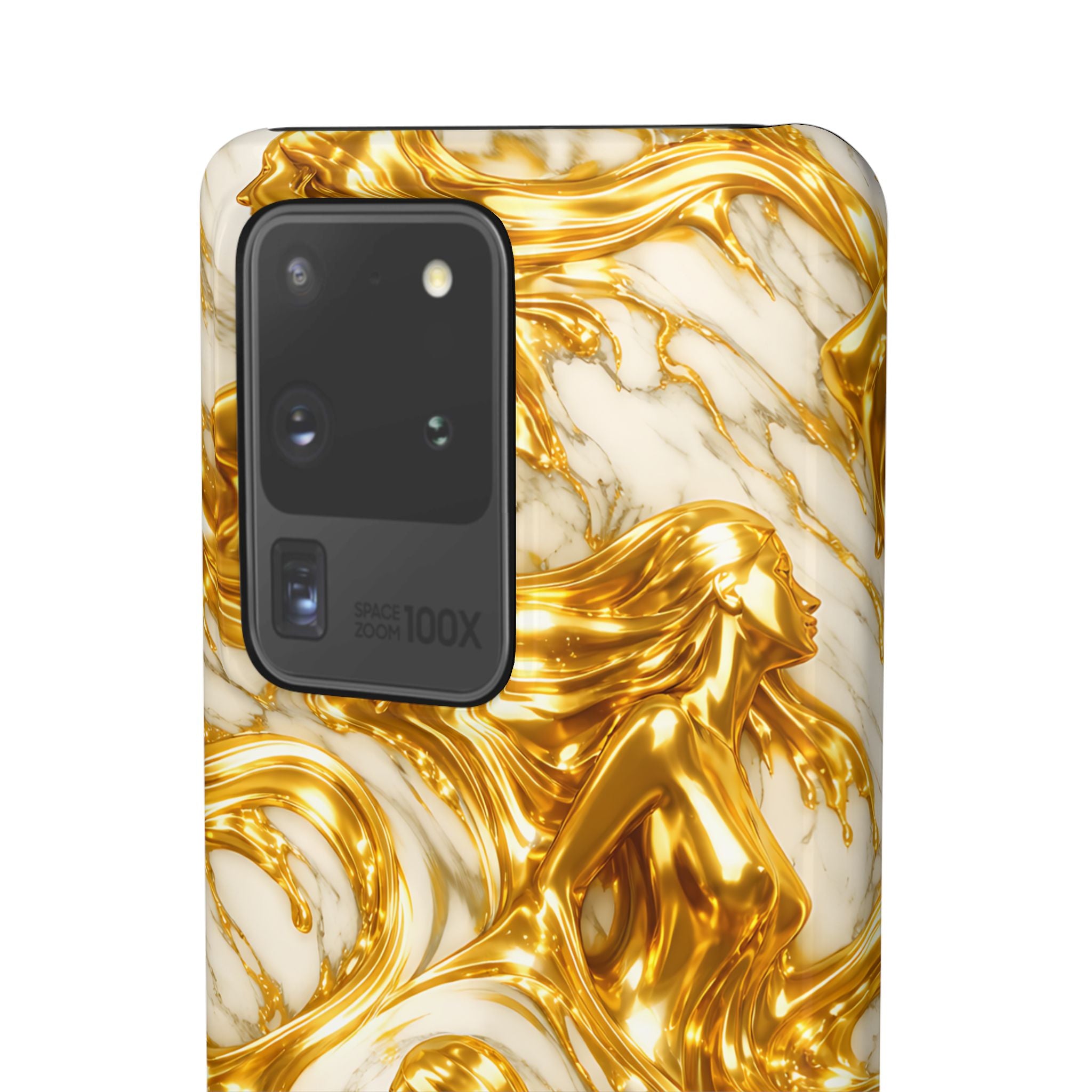 Divine Gold Woman Snap Phone Case for iPhone & Galaxy