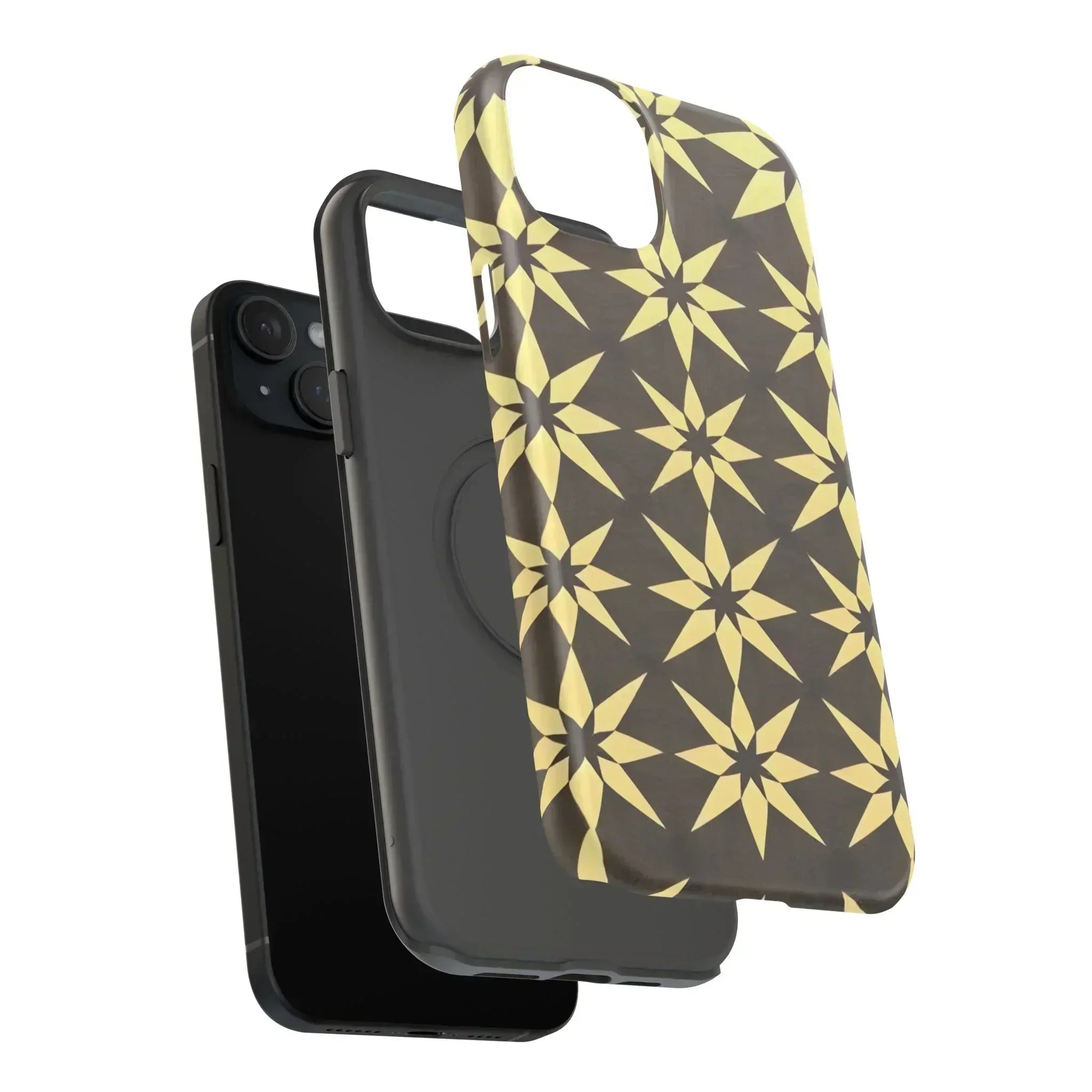 Star Phone Case for iPhone 12-16 and Samsung Galaxy S21-S22 - KARARMDESIGN