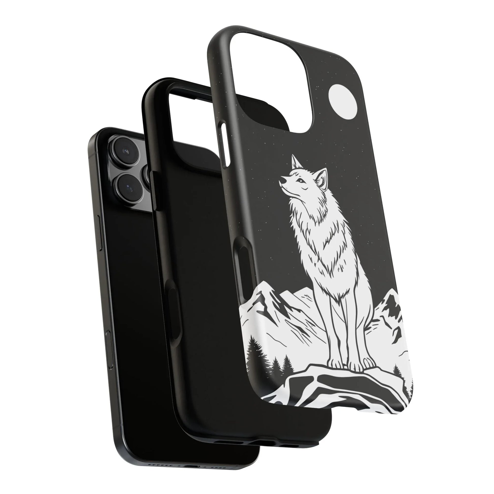 Majestic Wolf Phone Case for iPhone and Galaxy - KARARMDESIGN