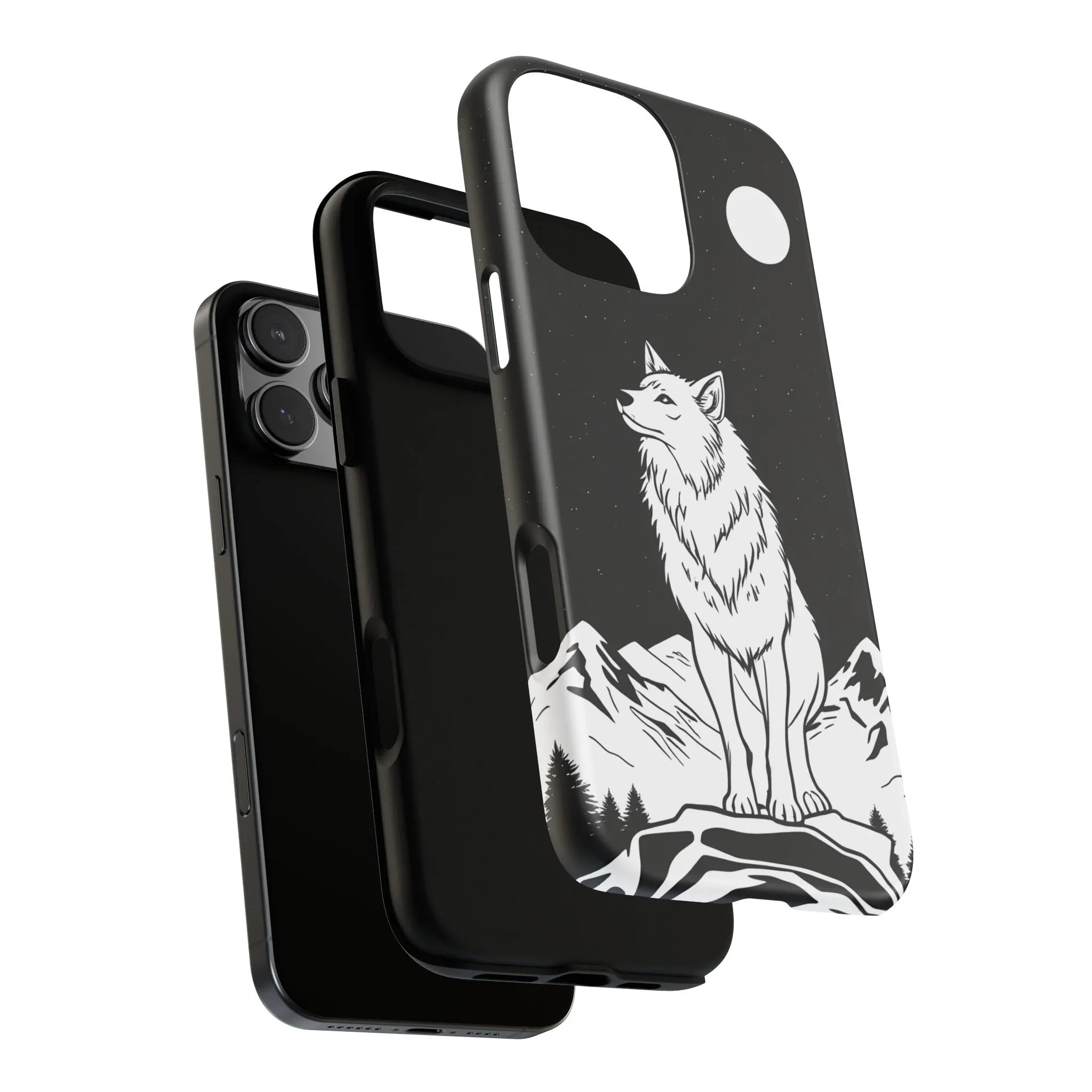 Majestic Wolf Phone Case for iPhone and Galaxy - KARARMDESIGN