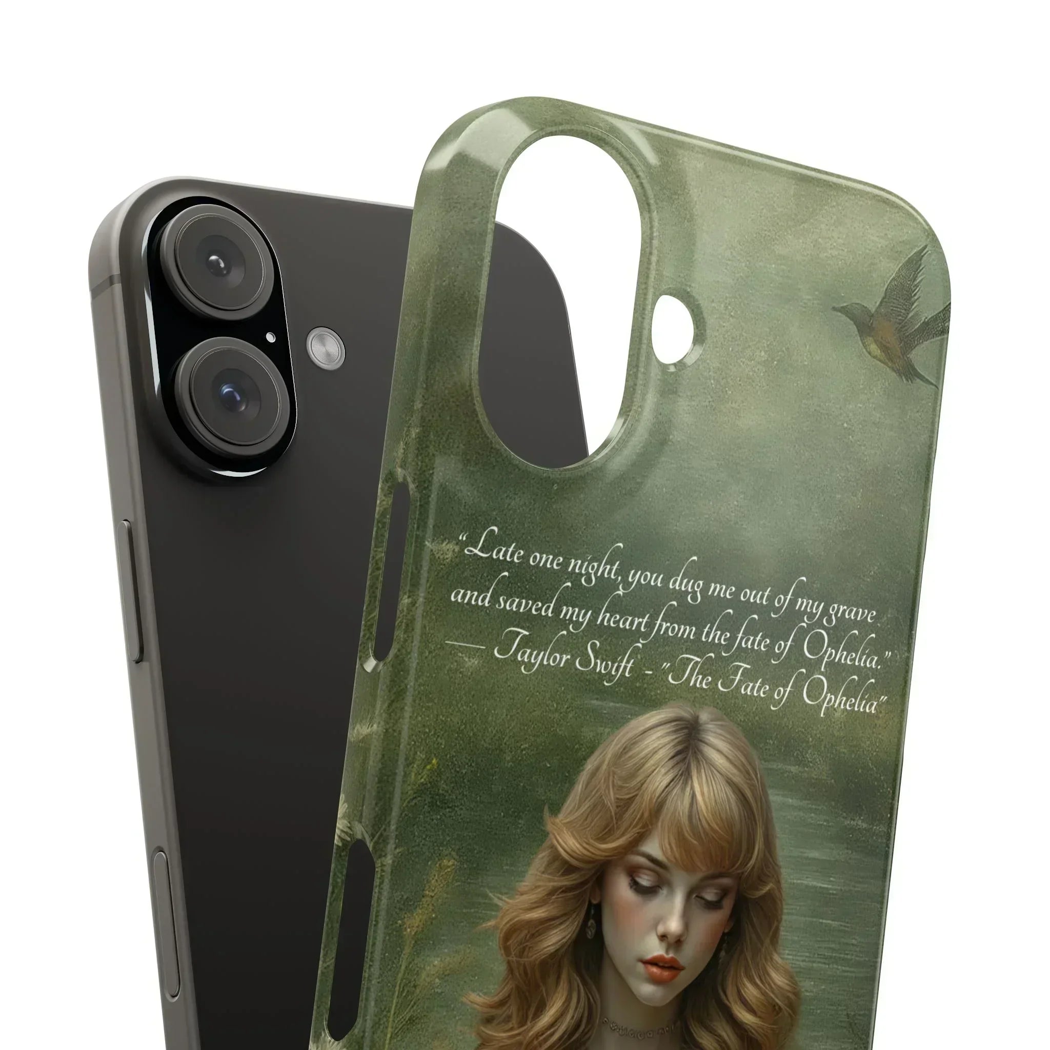 "Melancholic Ophelia" Phone Case for iPhone 11-17 Models - KARARMDESIGN