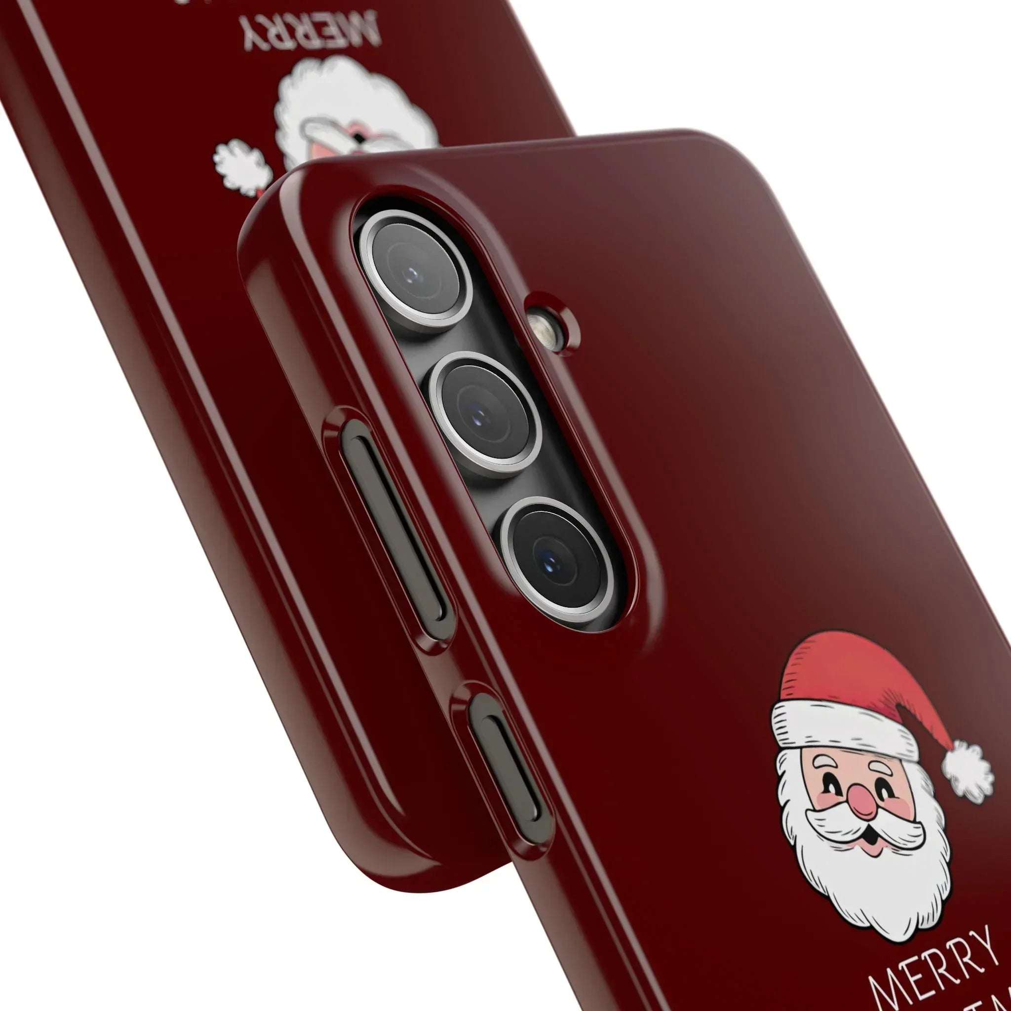 Crimson Claus Phone Case for iPhone 8-17 and Galaxy S20-S25 - KARARMDESIGN