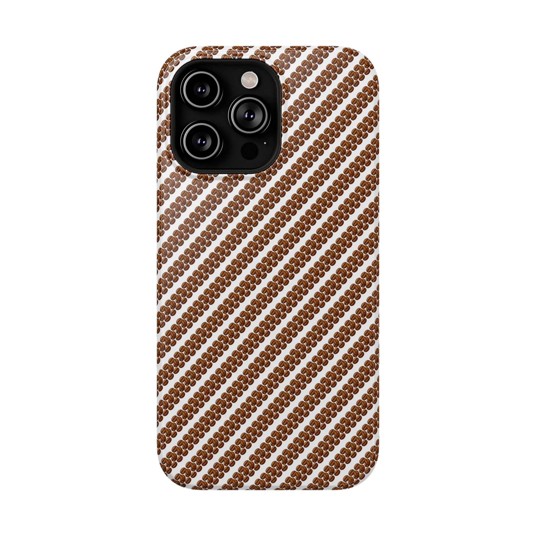 Stylish Coffee Pattern Phone Case for iPhone 11–17 and Galaxy S21–S22 - KARARMDESIGN