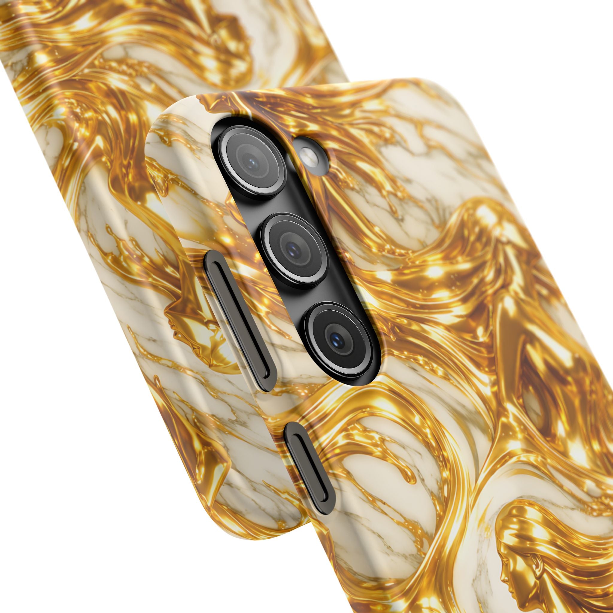 Divine Gold Woman Snap Phone Case for iPhone & Galaxy