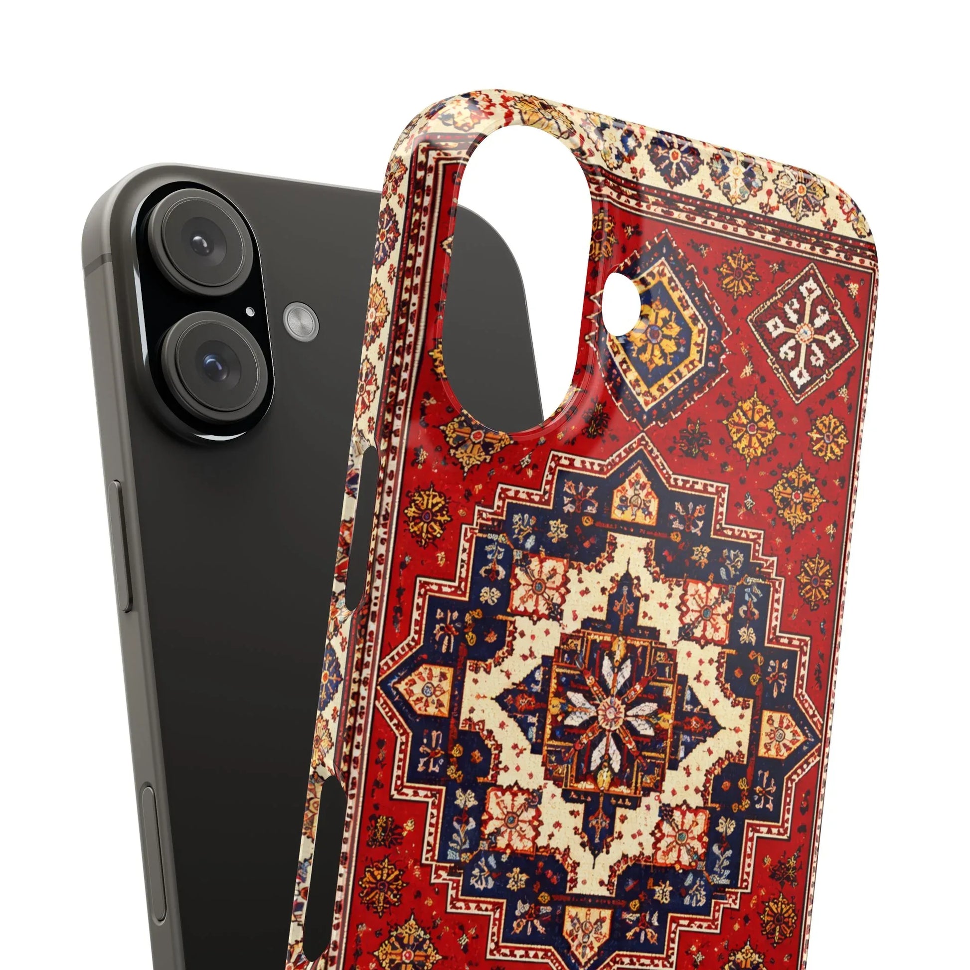 Armenian Carpet Pattern Phone Case for iPhone 11-16 - KARARMDESIGN