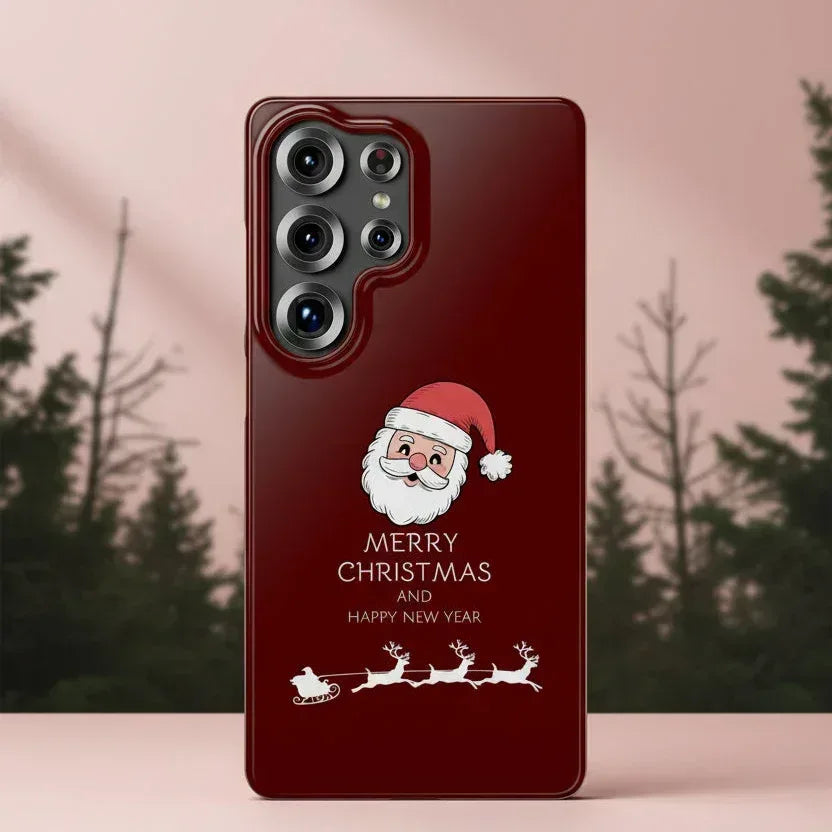 Crimson Claus Phone Case for iPhone 8-17 and Galaxy S20-S25 - KARARMDESIGN