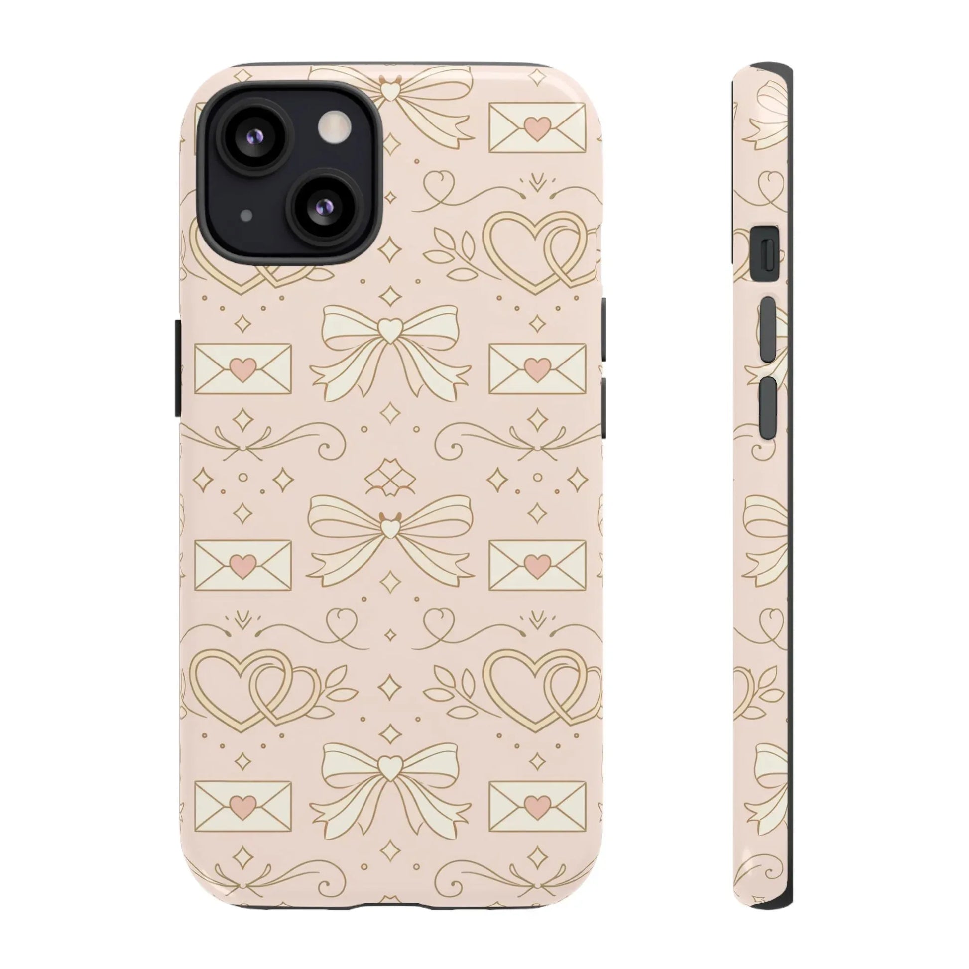 Sweet Romance Tough Phone Case for iPhone 11–17 & Galaxy S10–S25 - KARARMDESIGN