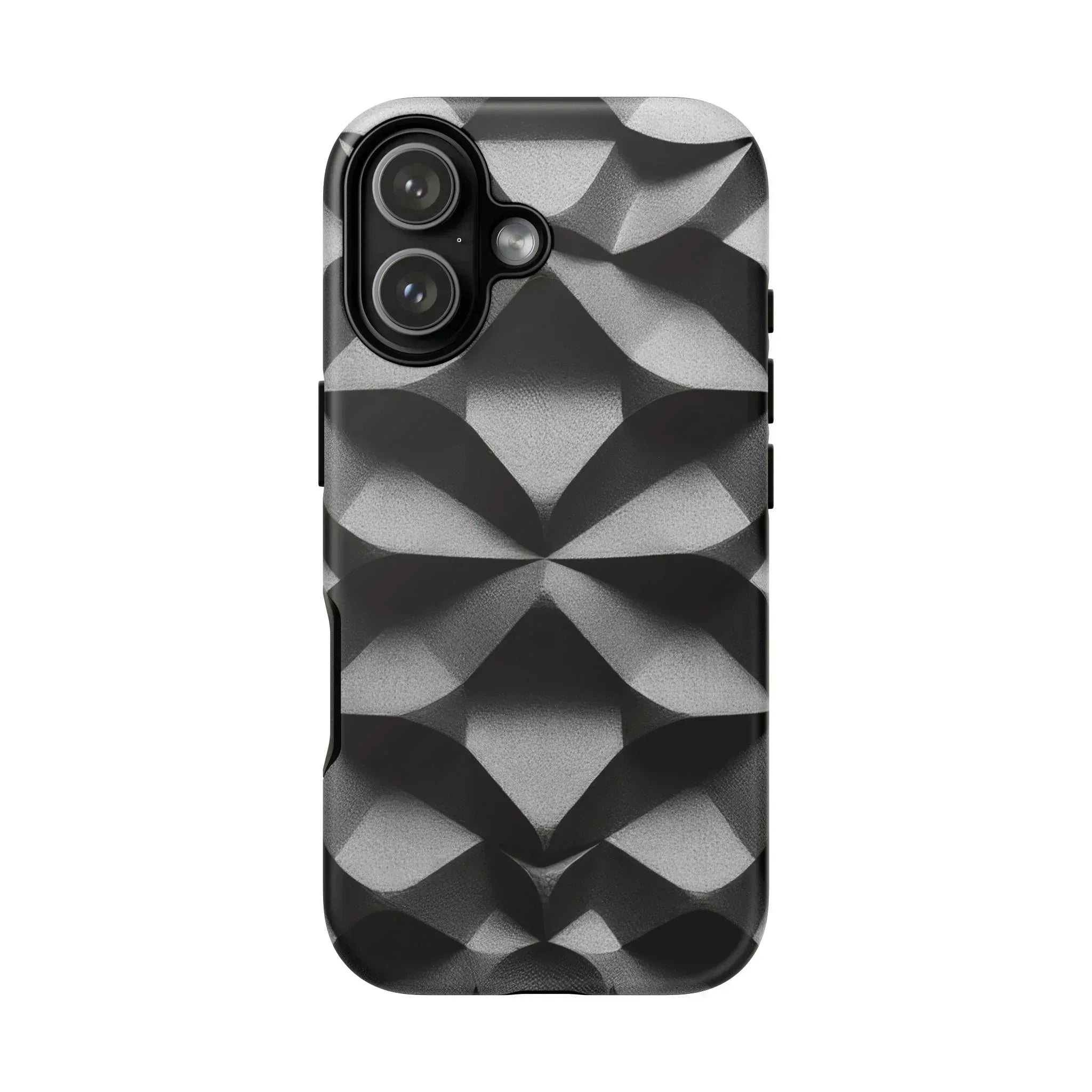 3D Geometric Phone Case for iPhone 8–17 - KARARMDESIGN