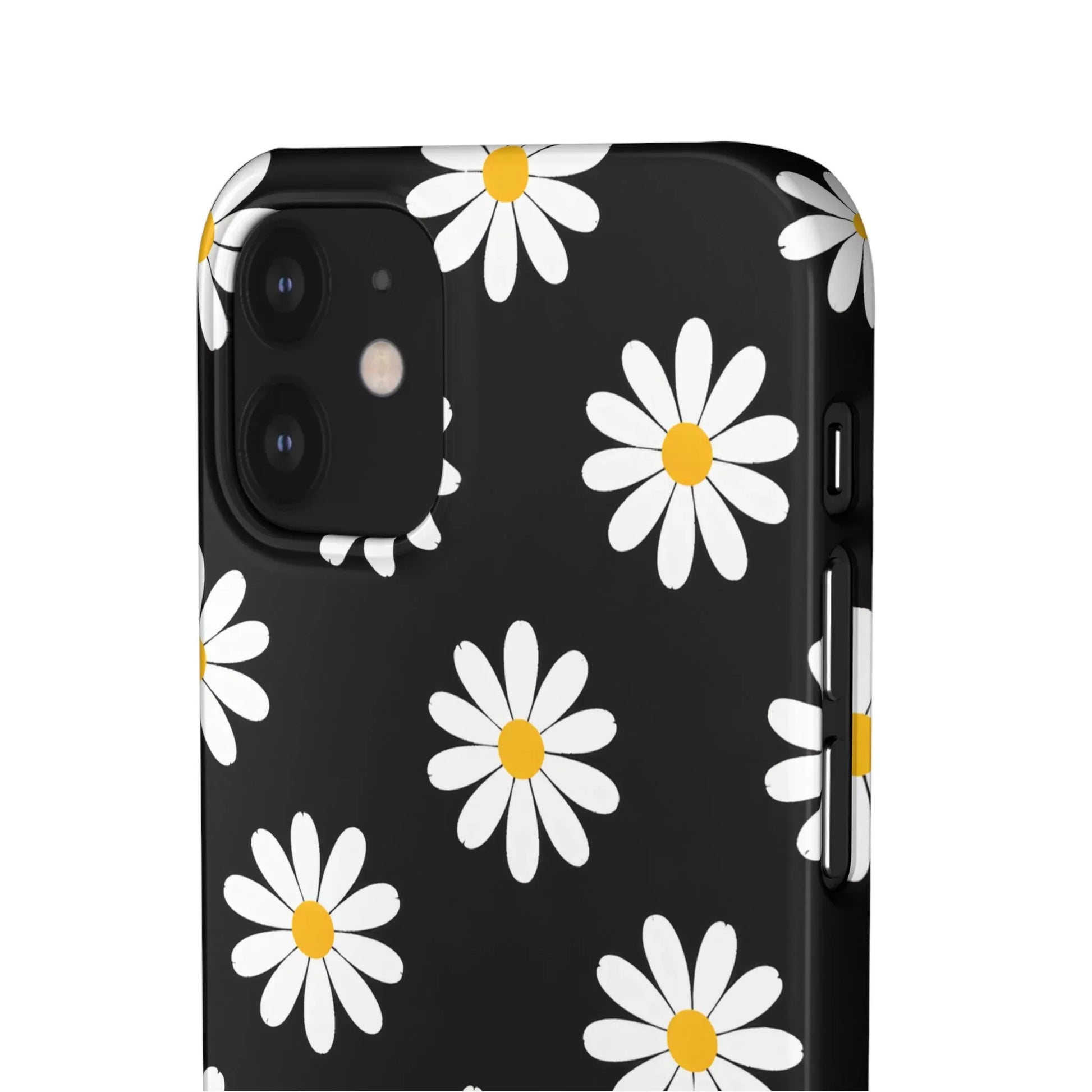 Daisy Charm Phone Case for iPhone 11-17 and Galaxy S20-S25 - KARARMDESIGN