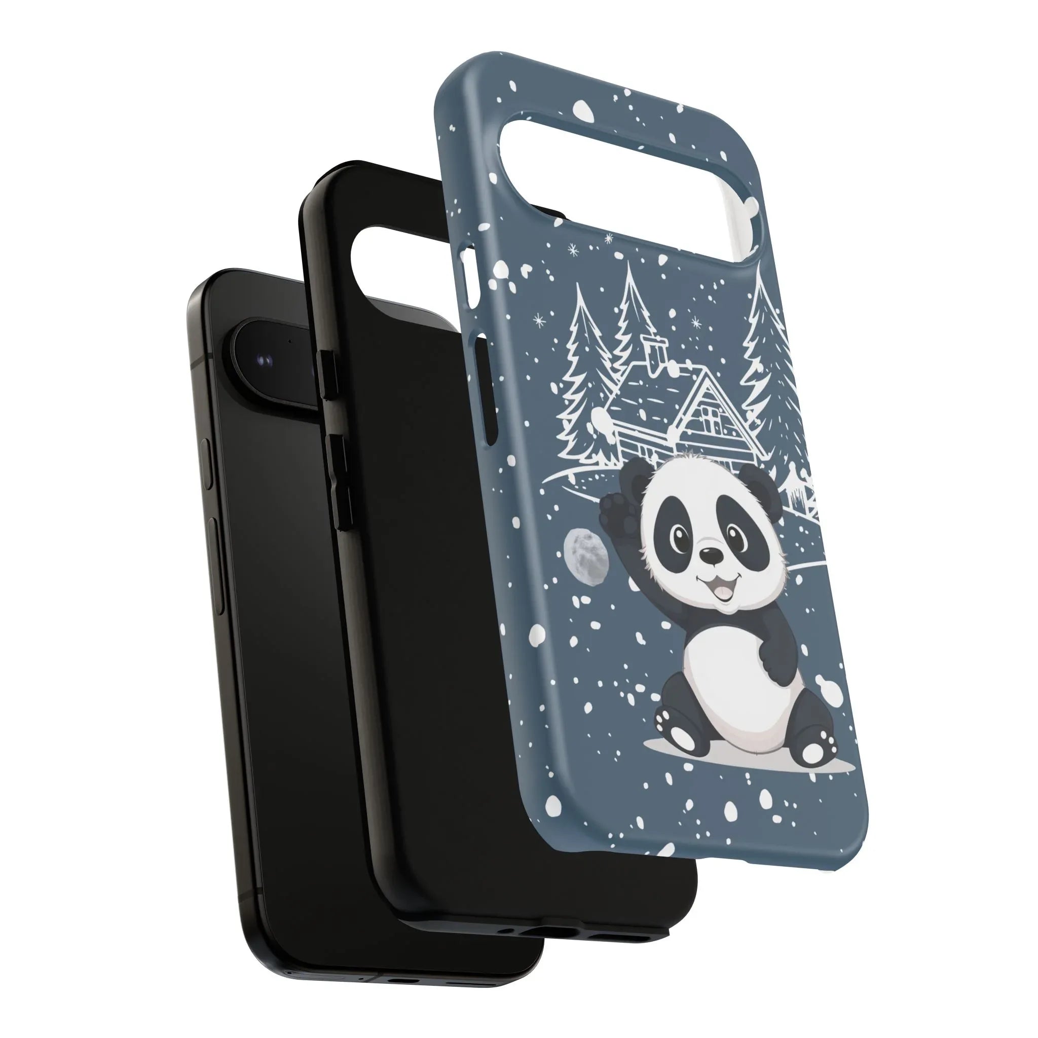 Cute Panda Phone Case for Samsung Galaxy and Google Pixel - KARARMDESIGN