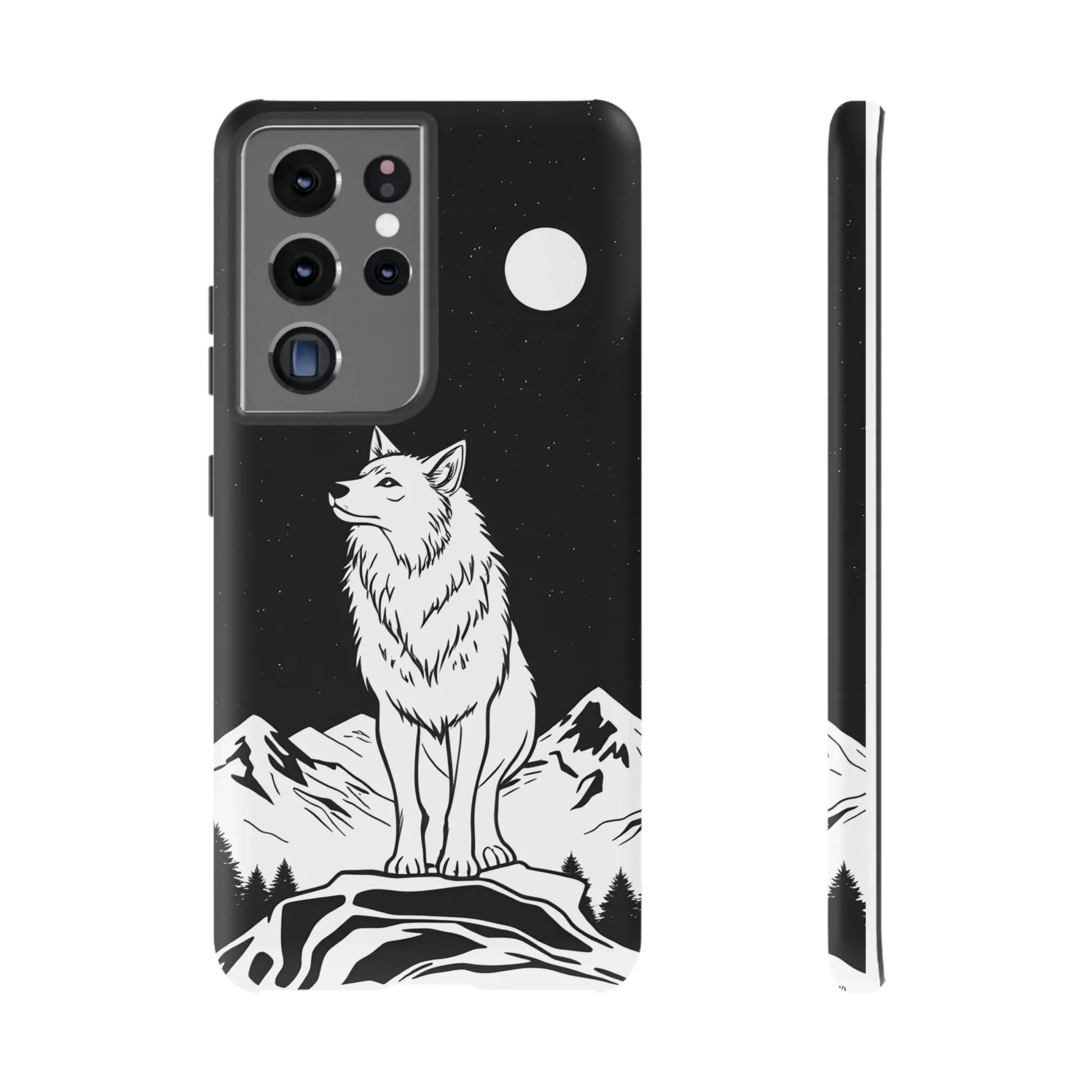 Majestic Wolf Phone Case for iPhone and Galaxy - KARARMDESIGN