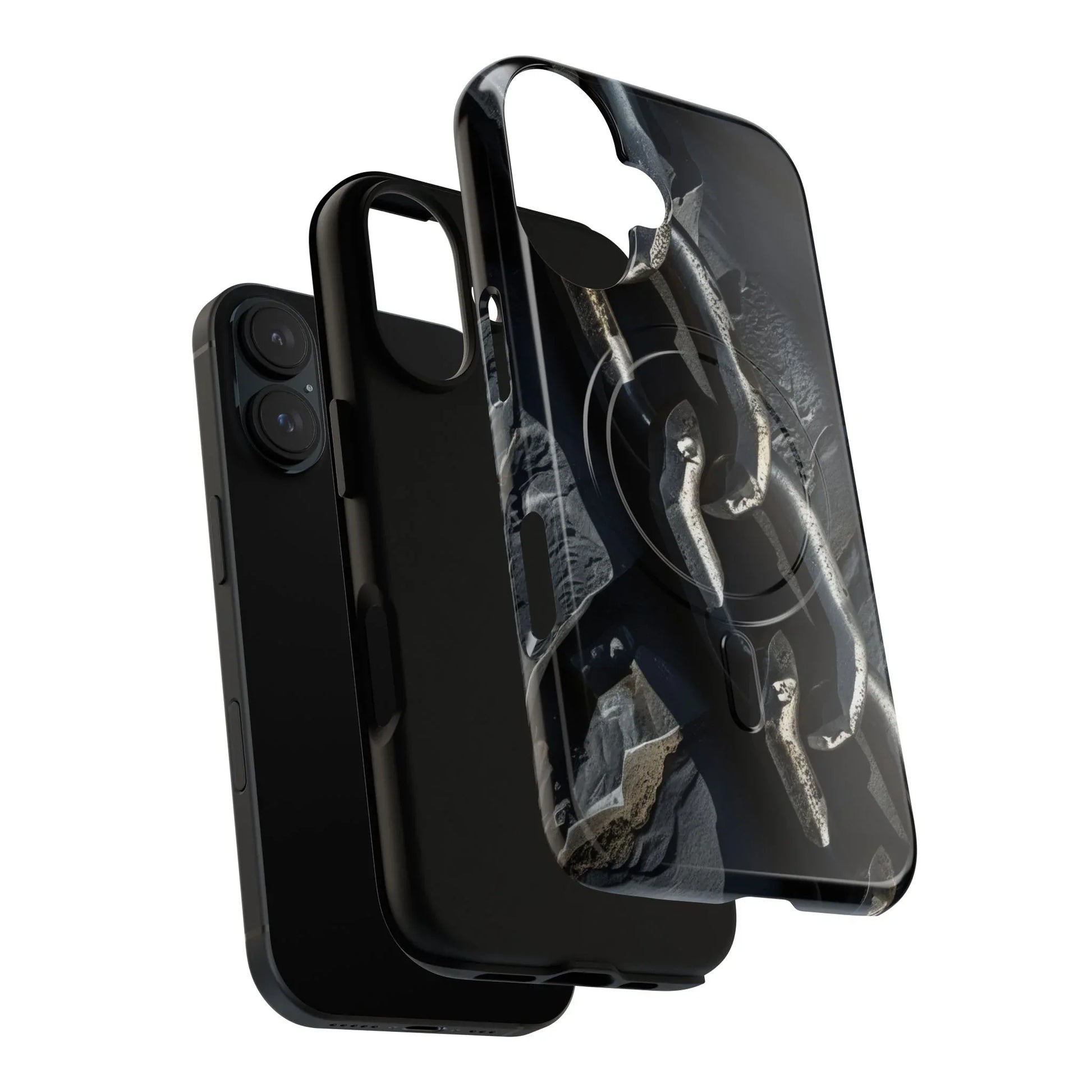 “Iron Chain” Tough Magnetic Phone Case for iPhone 13-17 - KARARMDESIGN