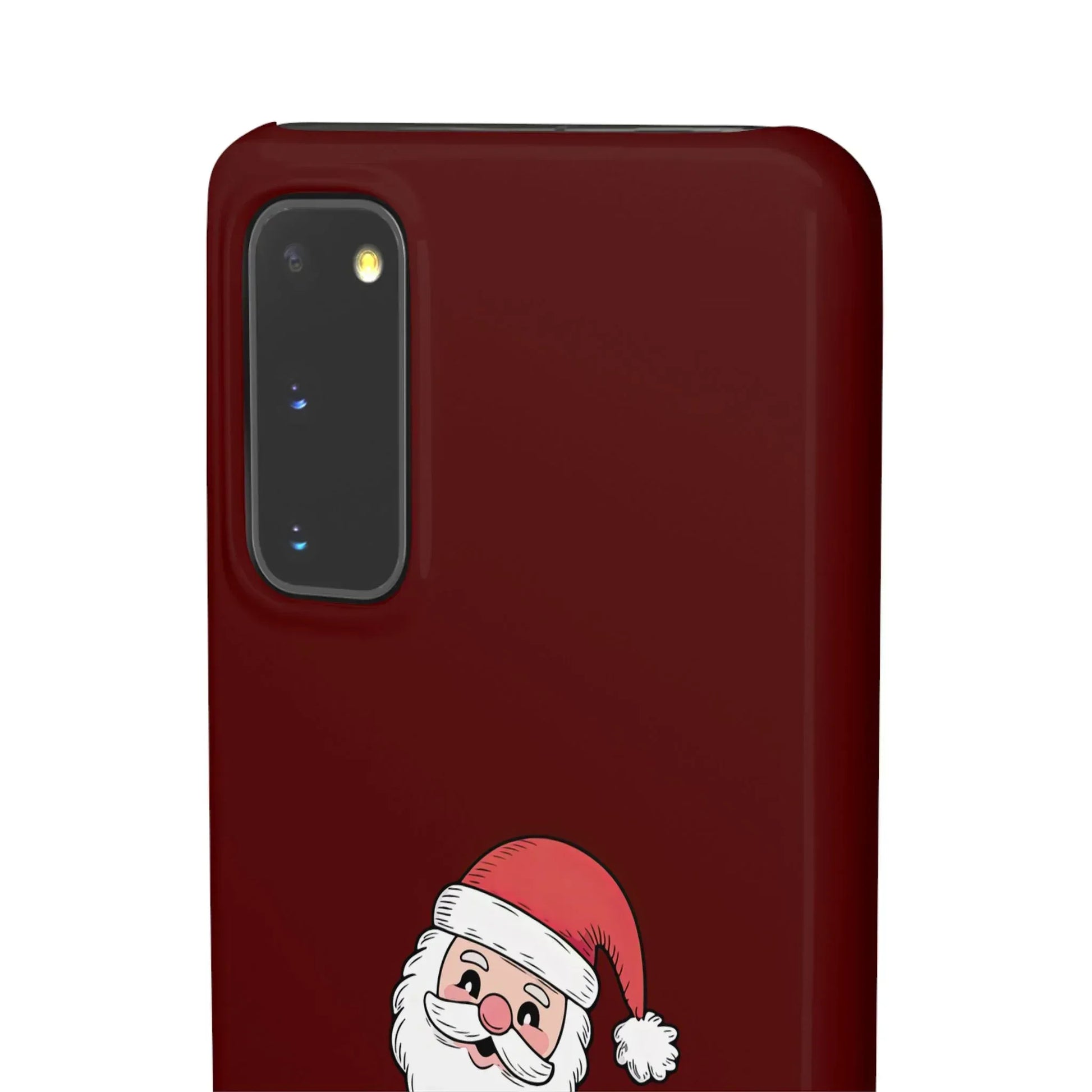 Crimson Claus Phone Case for iPhone 8-17 and Galaxy S20-S25 - KARARMDESIGN