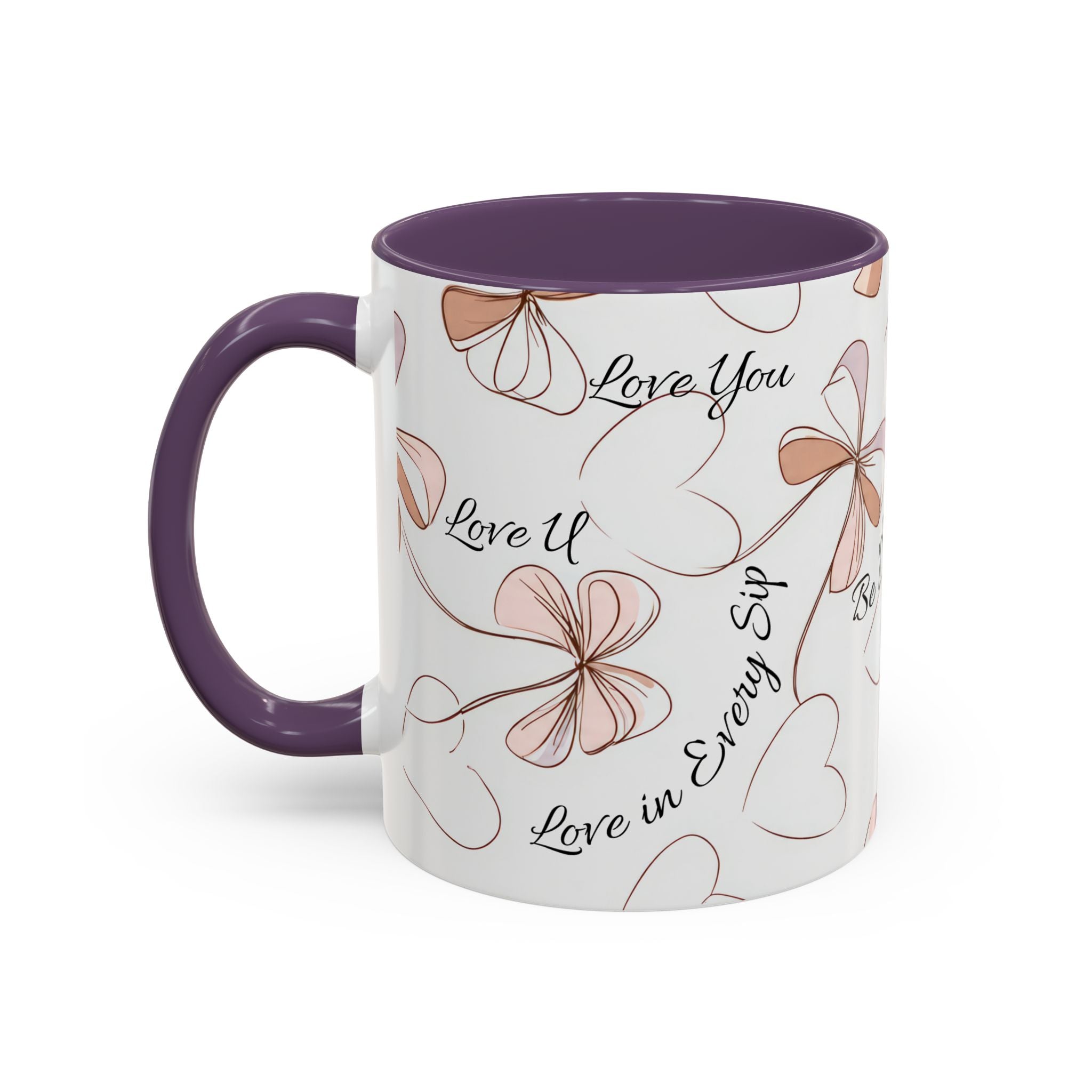 Love Messages Accent Coffee Mug (11, 15oz)