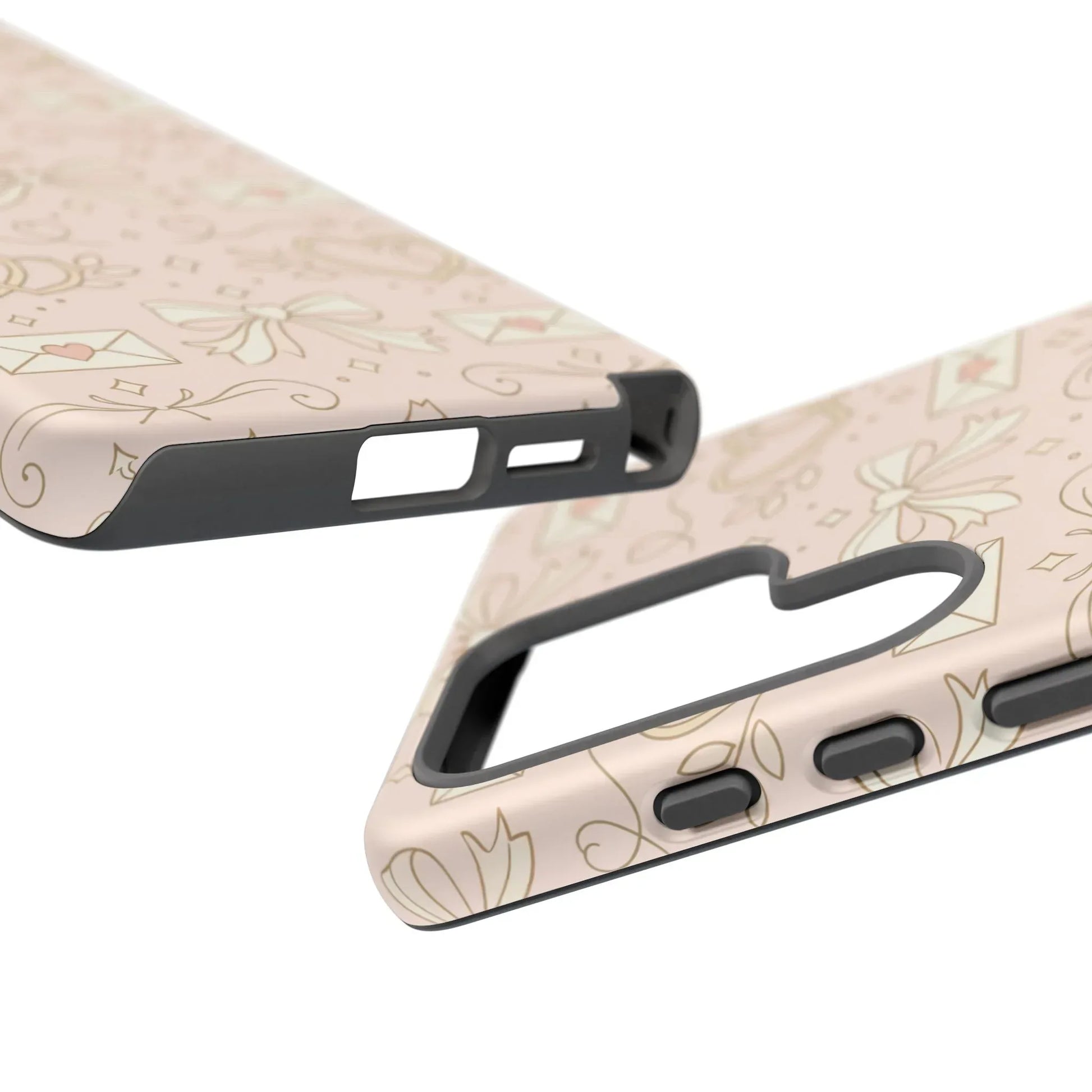 Sweet Romance Tough Phone Case for iPhone 11–17 & Galaxy S10–S25 - KARARMDESIGN
