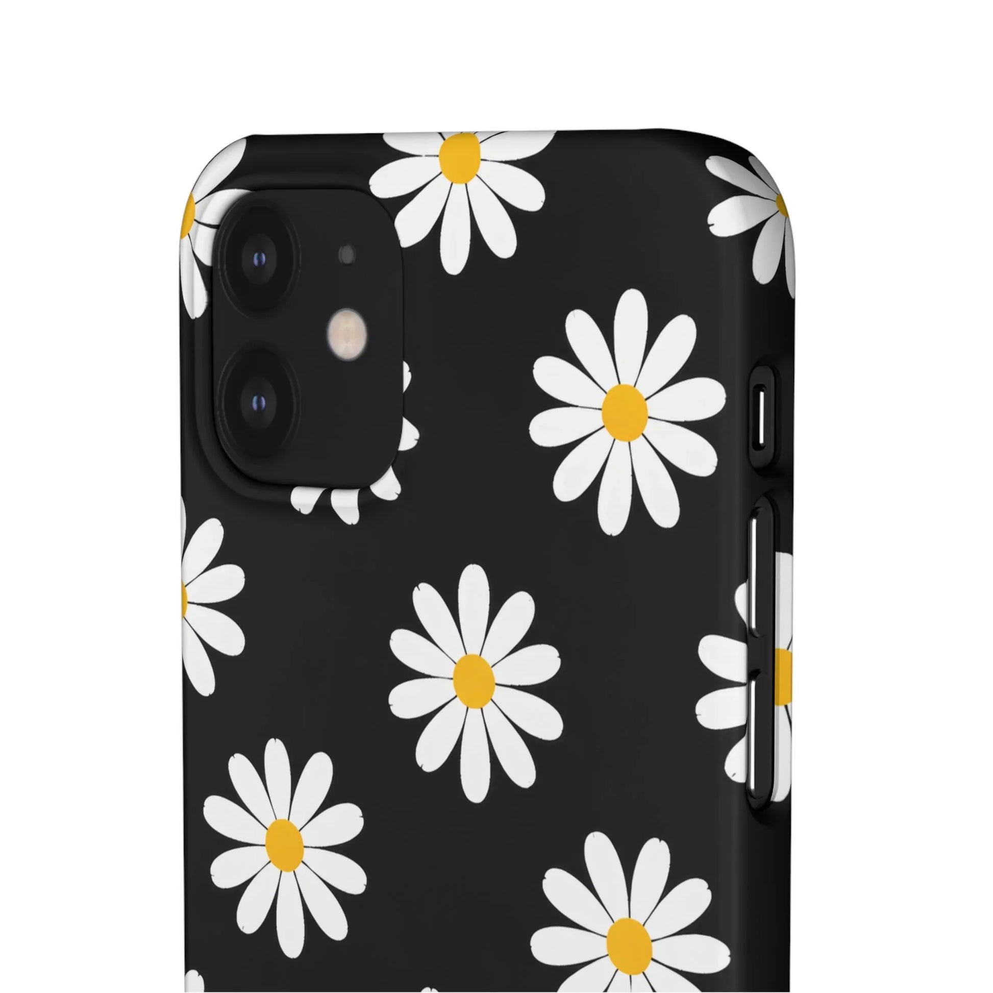 Daisy Charm Phone Case for iPhone 11-17 and Galaxy S20-S25 - KARARMDESIGN