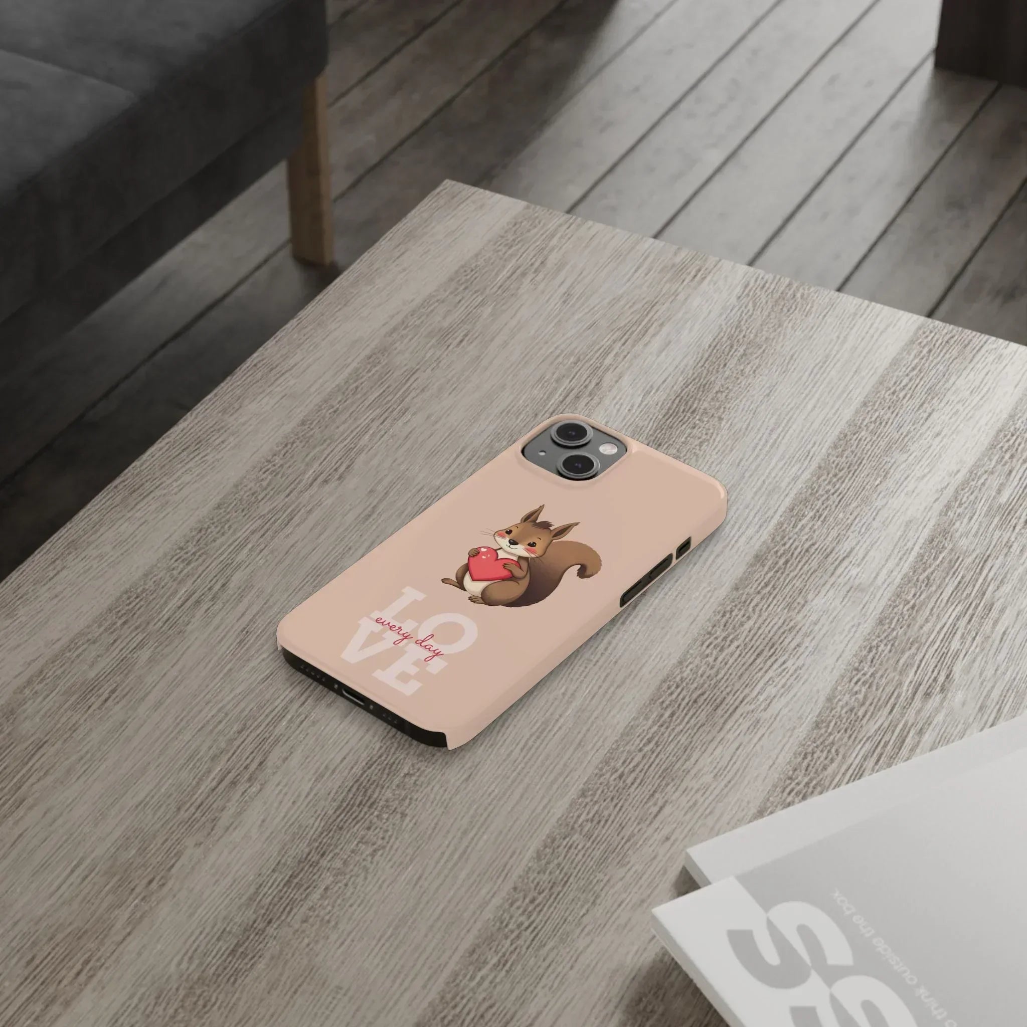 Cute Squirrel Phone Case for iPhone 11-17 - KARARMDESIGN