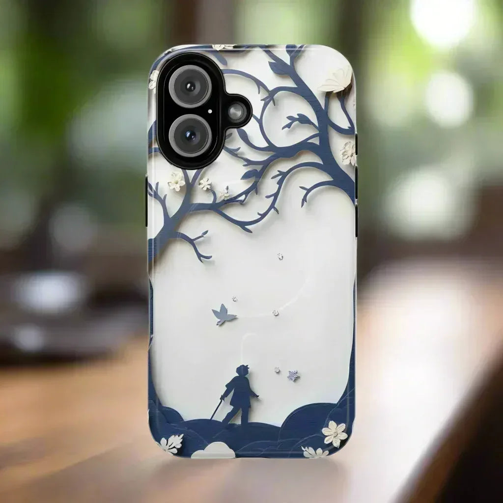Nature Silhouette Phone Case for iPhone 14-16 - KARARMDESIGN