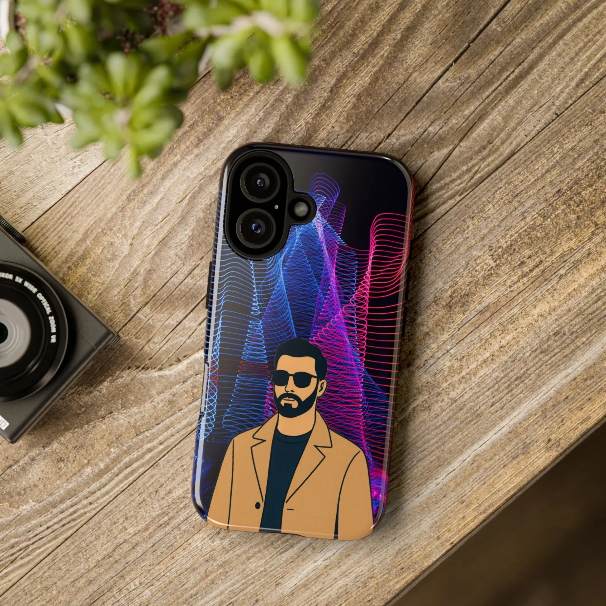 Bearded Style Phone Case for iPhone 11-17 and Galaxy S20-S25 - KARARMDESIGN