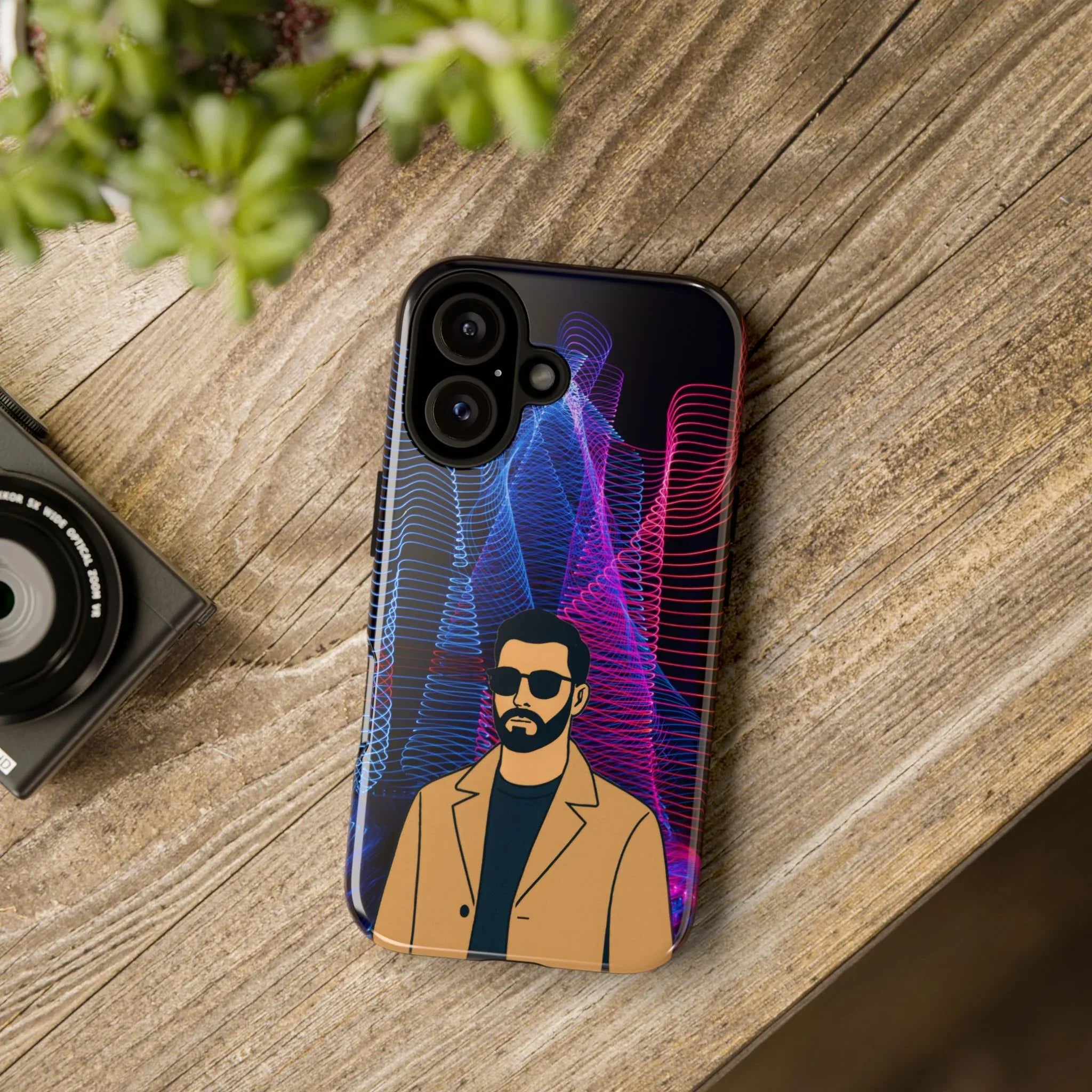 Bearded Style Phone Case for iPhone 11-17 and Galaxy S20-S25 - KARARMDESIGN